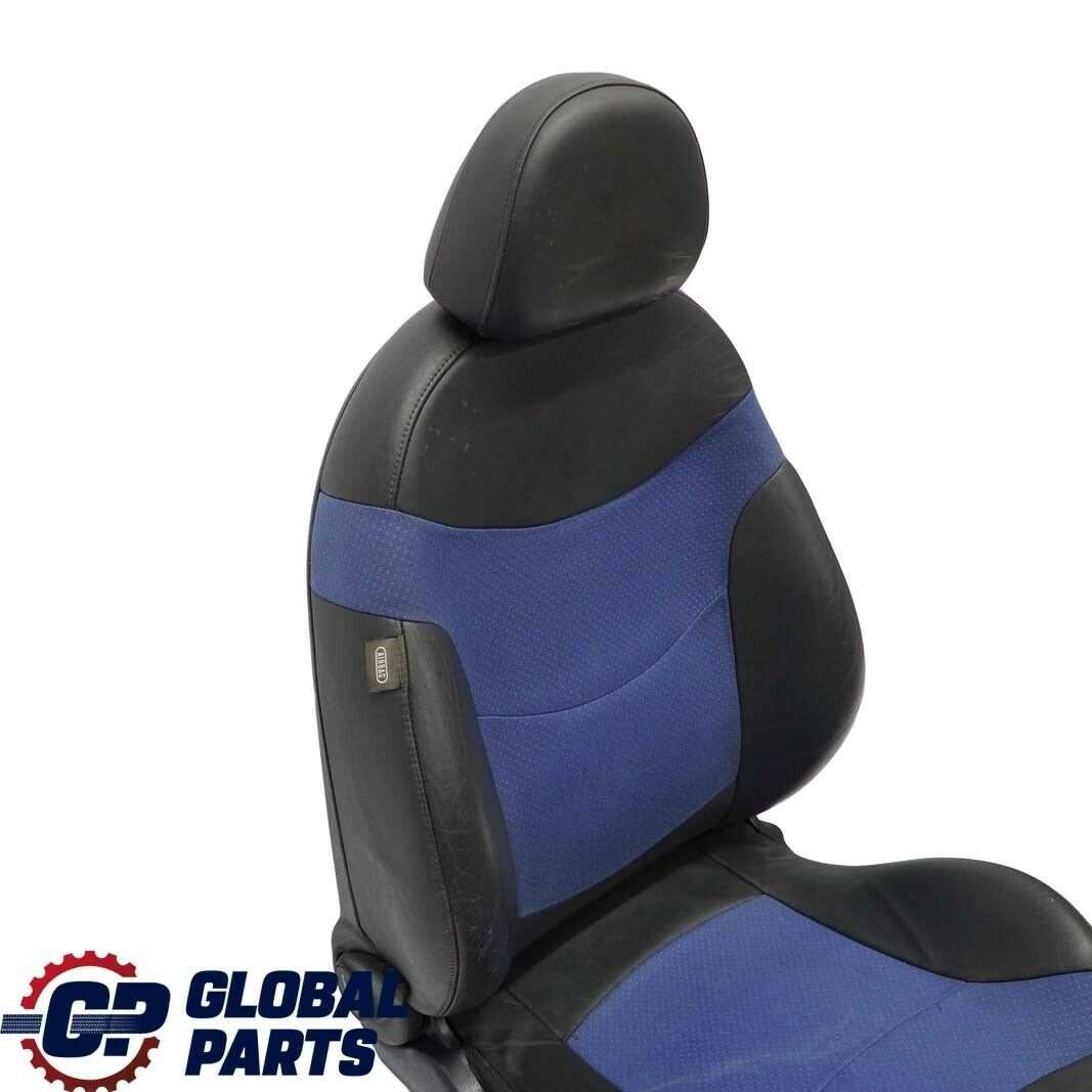 Mini Cooper S R50 R53 Front Right O/S Sport Cloth / Leather Satellite Blue Seat