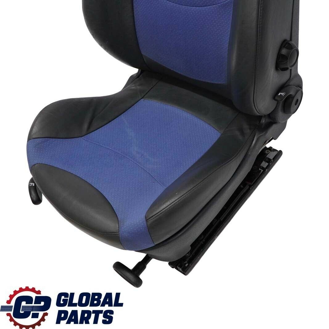 Mini Cooper S R50 R53 Front Right O/S Sport Cloth / Leather Satellite Blue Seat