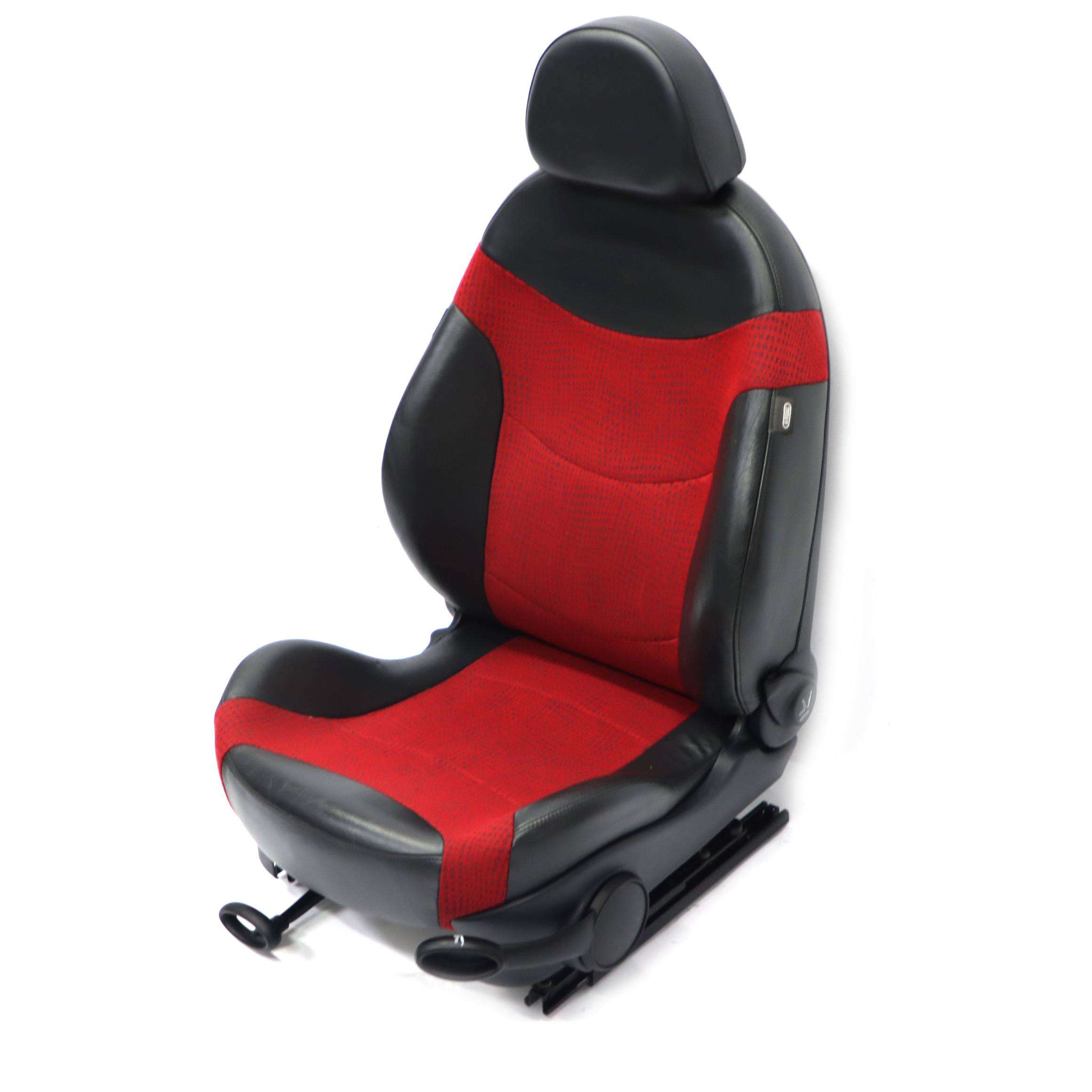 Mini Cooper One R50 Front Left N/S Sport Cloth / Leather Seat Kaleido Red