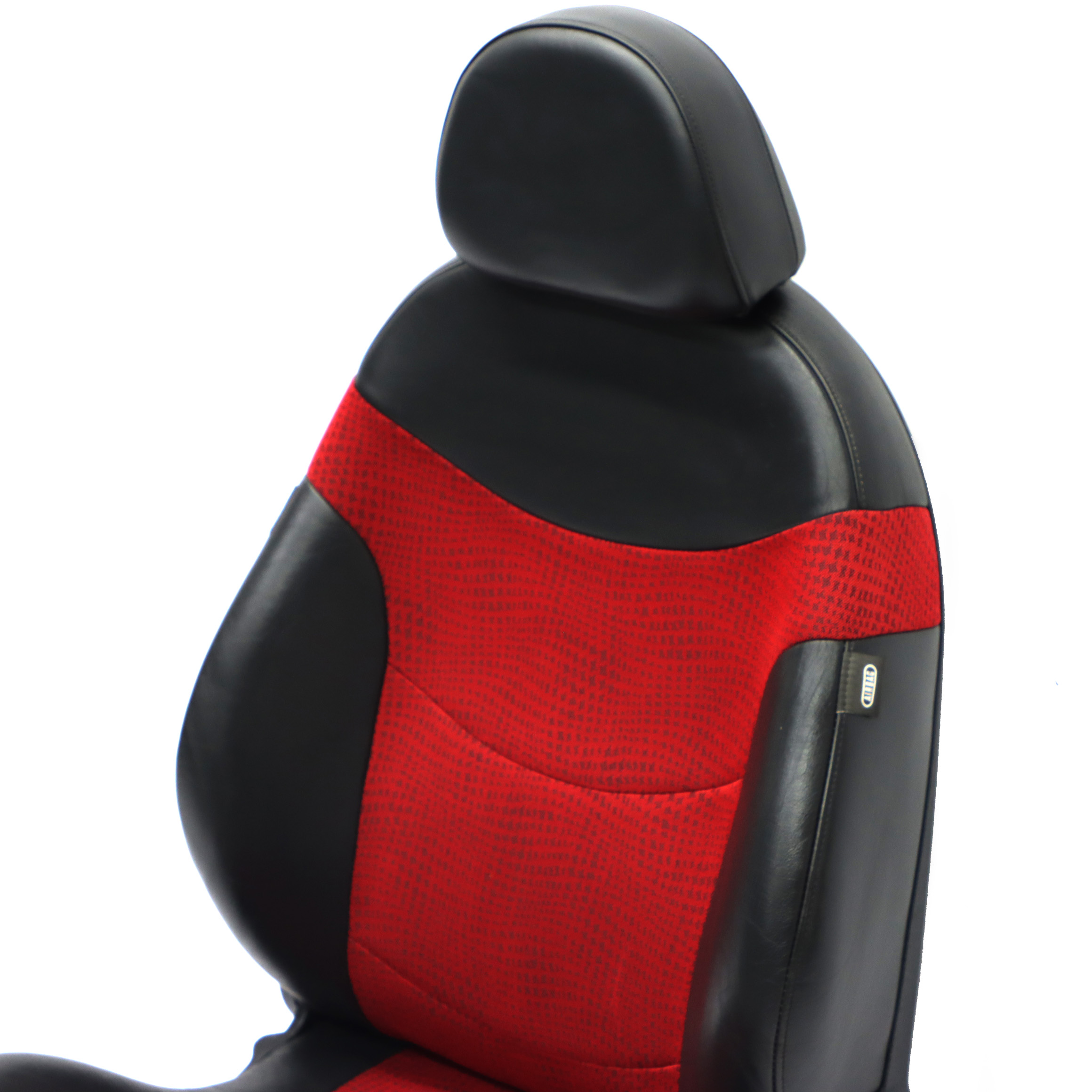 Mini Cooper One R50 Front Left N/S Sport Cloth / Leather Seat Kaleido Red