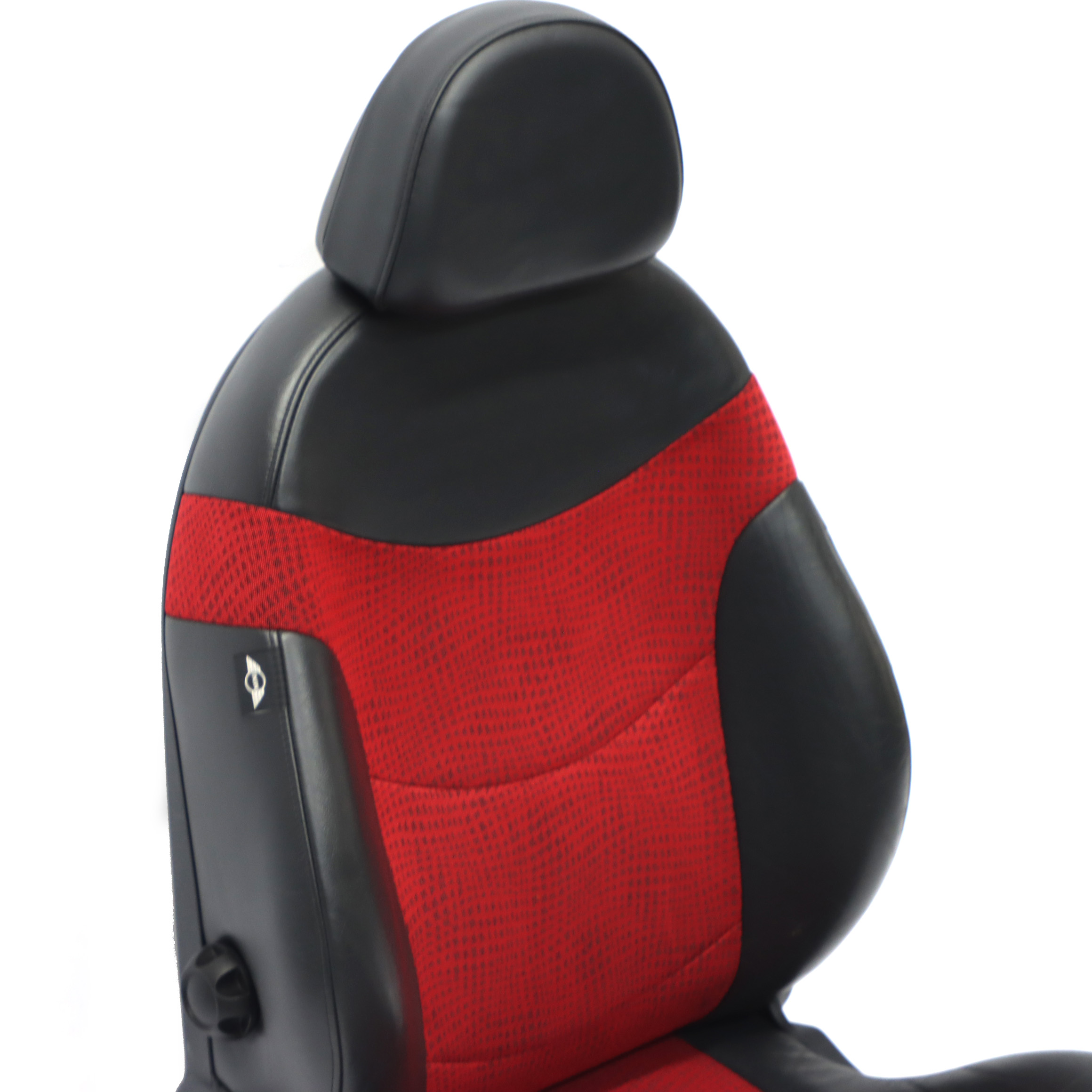 Mini Cooper One R50 Front Left N/S Sport Cloth / Leather Seat Kaleido Red