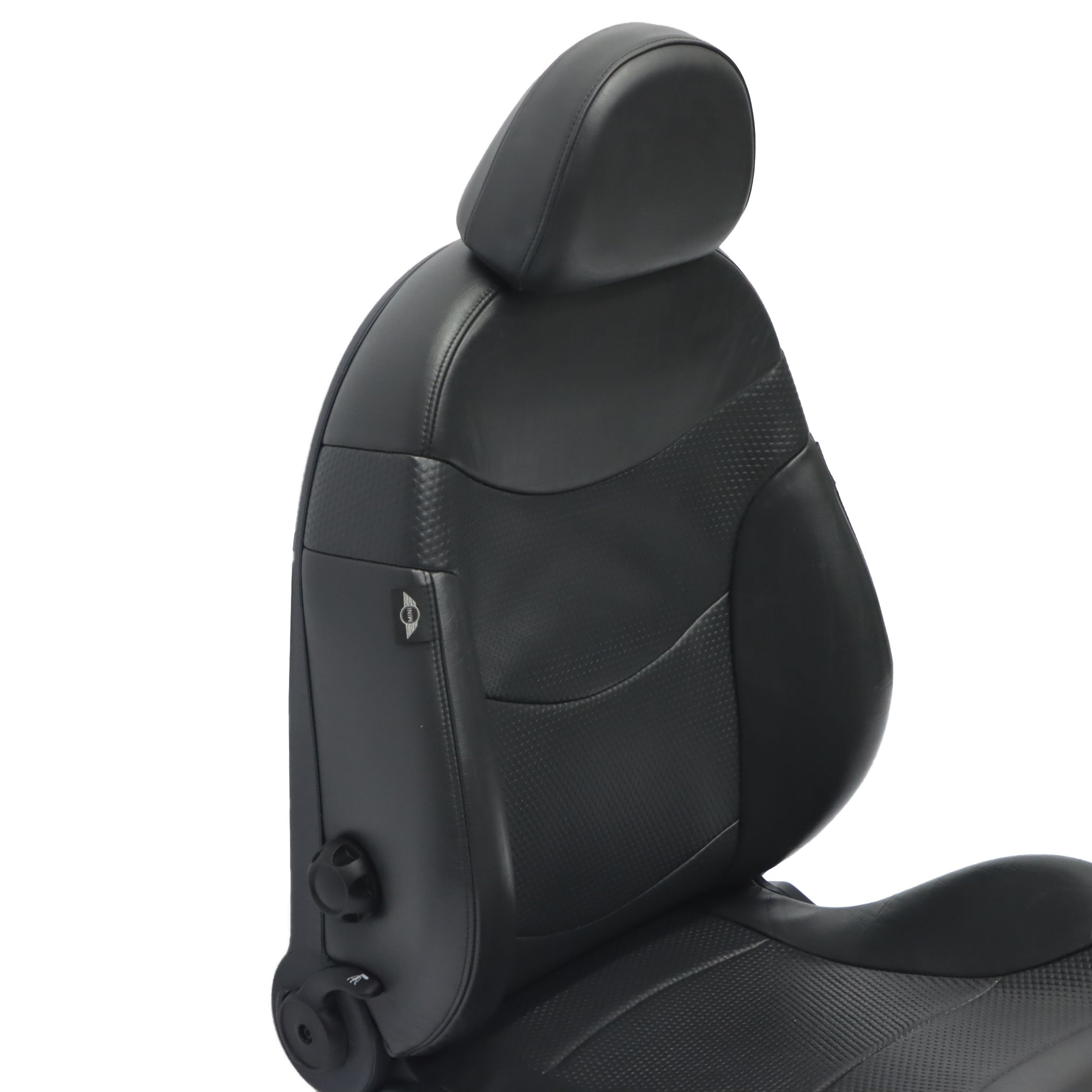 Front Seat Mini R50 R53 Left N/S Sport Panther Black Leather Profile