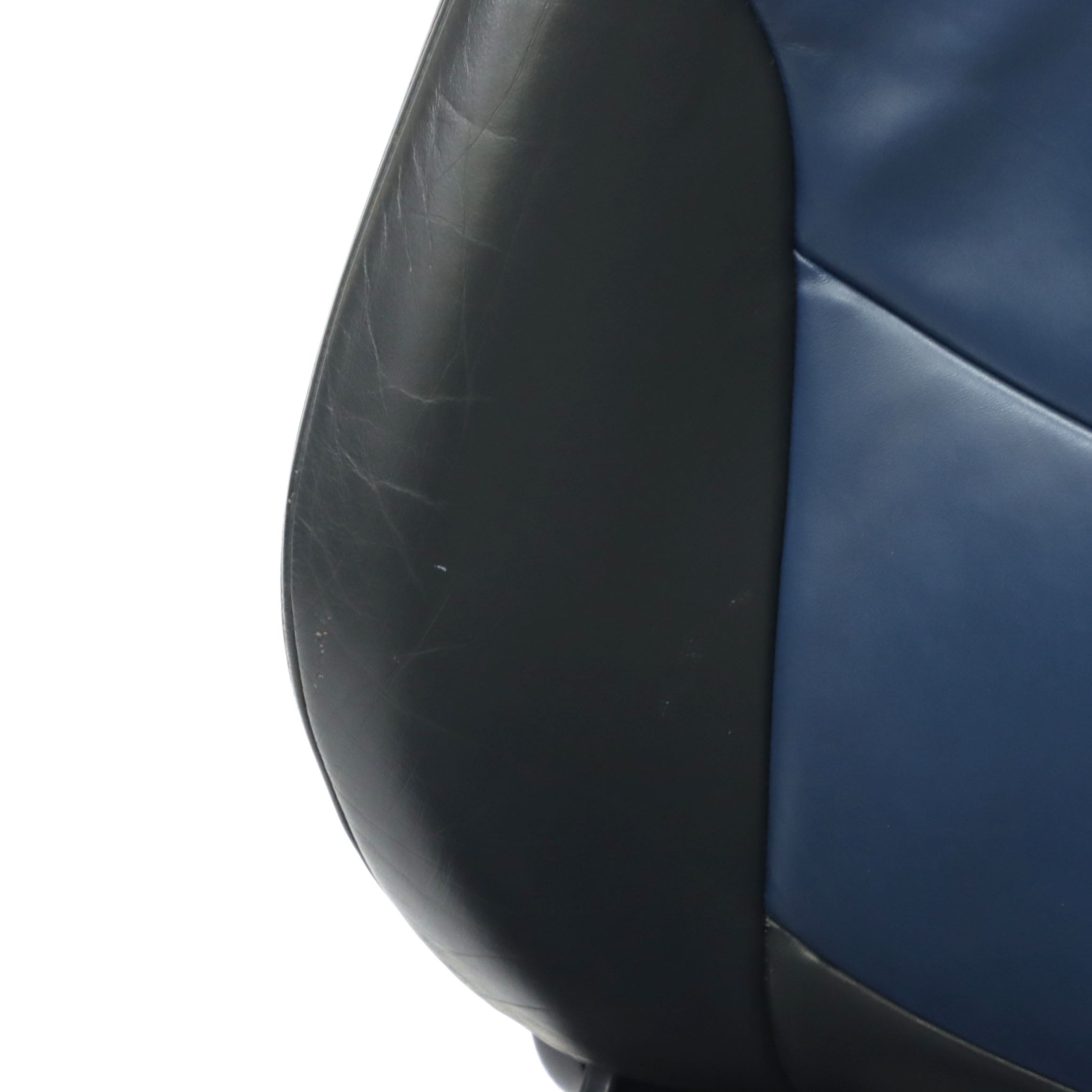 Front Seat Mini R50 R53 Left N/S Sport Leather Gravity Lapis Blue Black