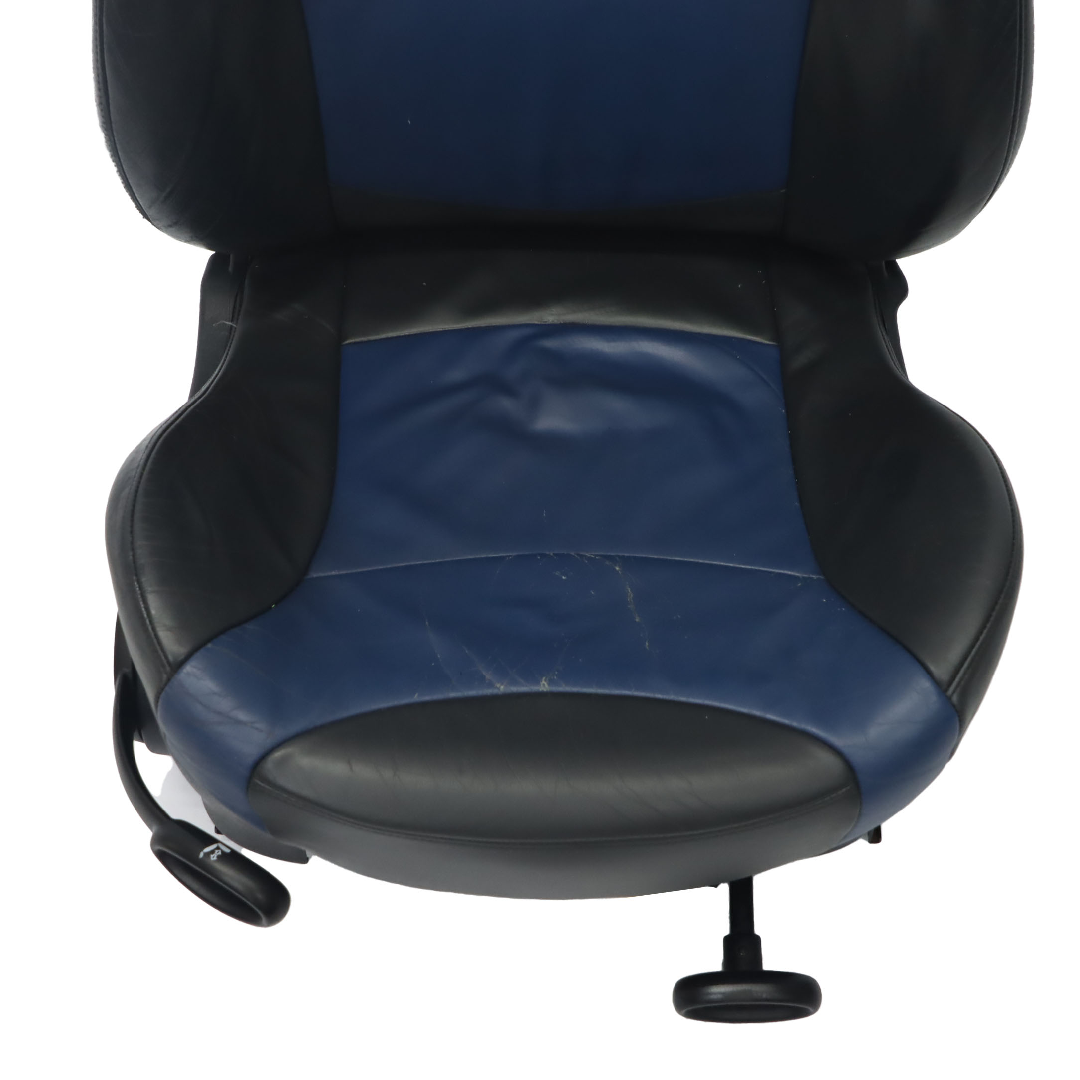 Front Seat Mini R50 R53 Sport Heated Right O/S Leather Gravity Lapis Blue