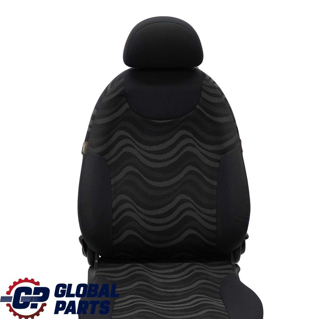 Mini Cooper One R50 Front Right O/S Cloth Seat Aqua Panther Black