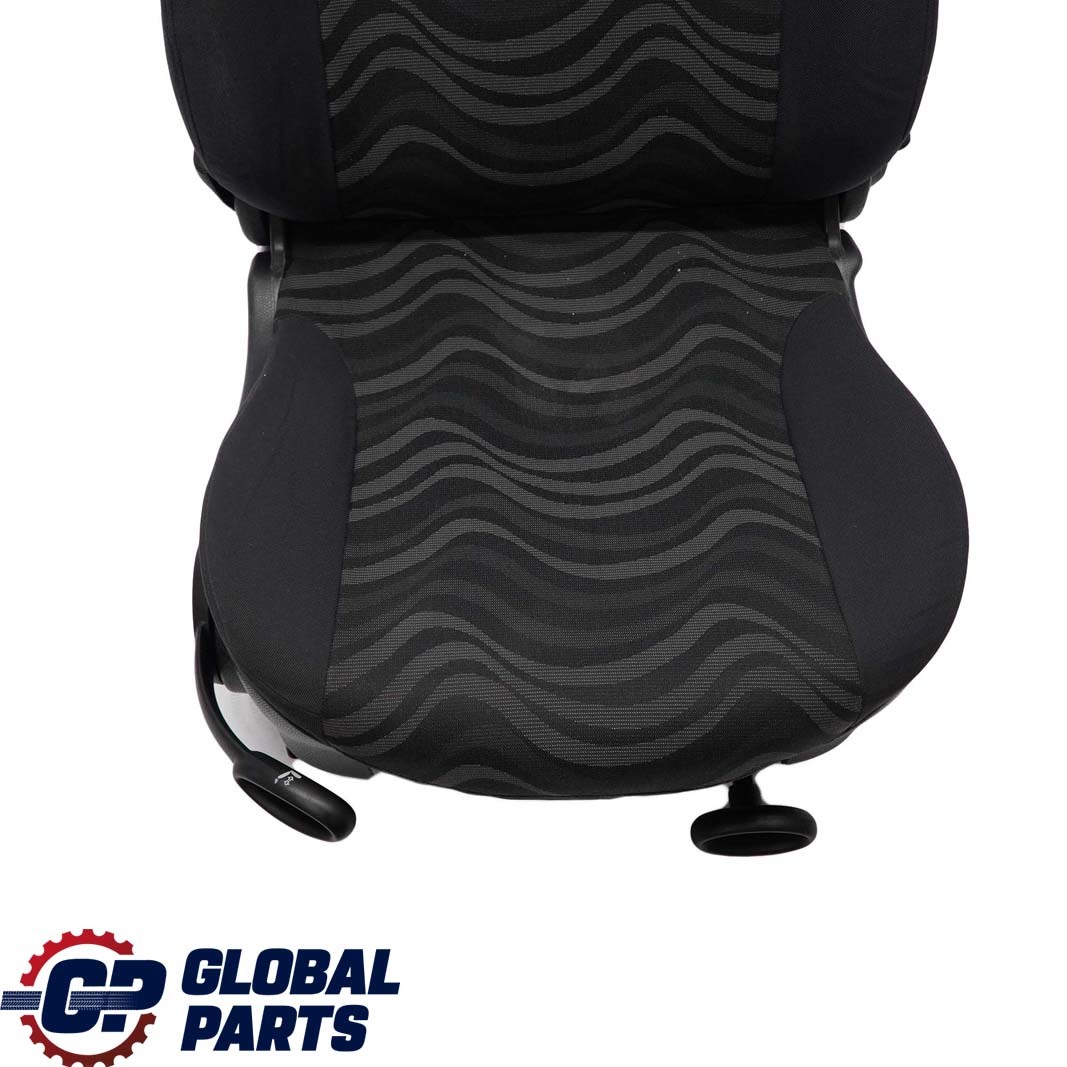 Mini Cooper One R50 Front Right O/S Cloth Seat Aqua Panther Black