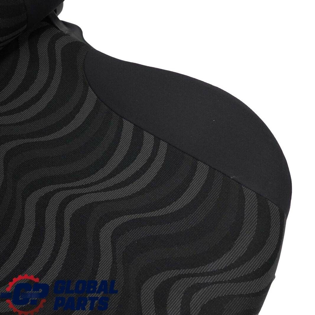 Mini Cooper One R50 Front Right O/S Cloth Seat Aqua Panther Black