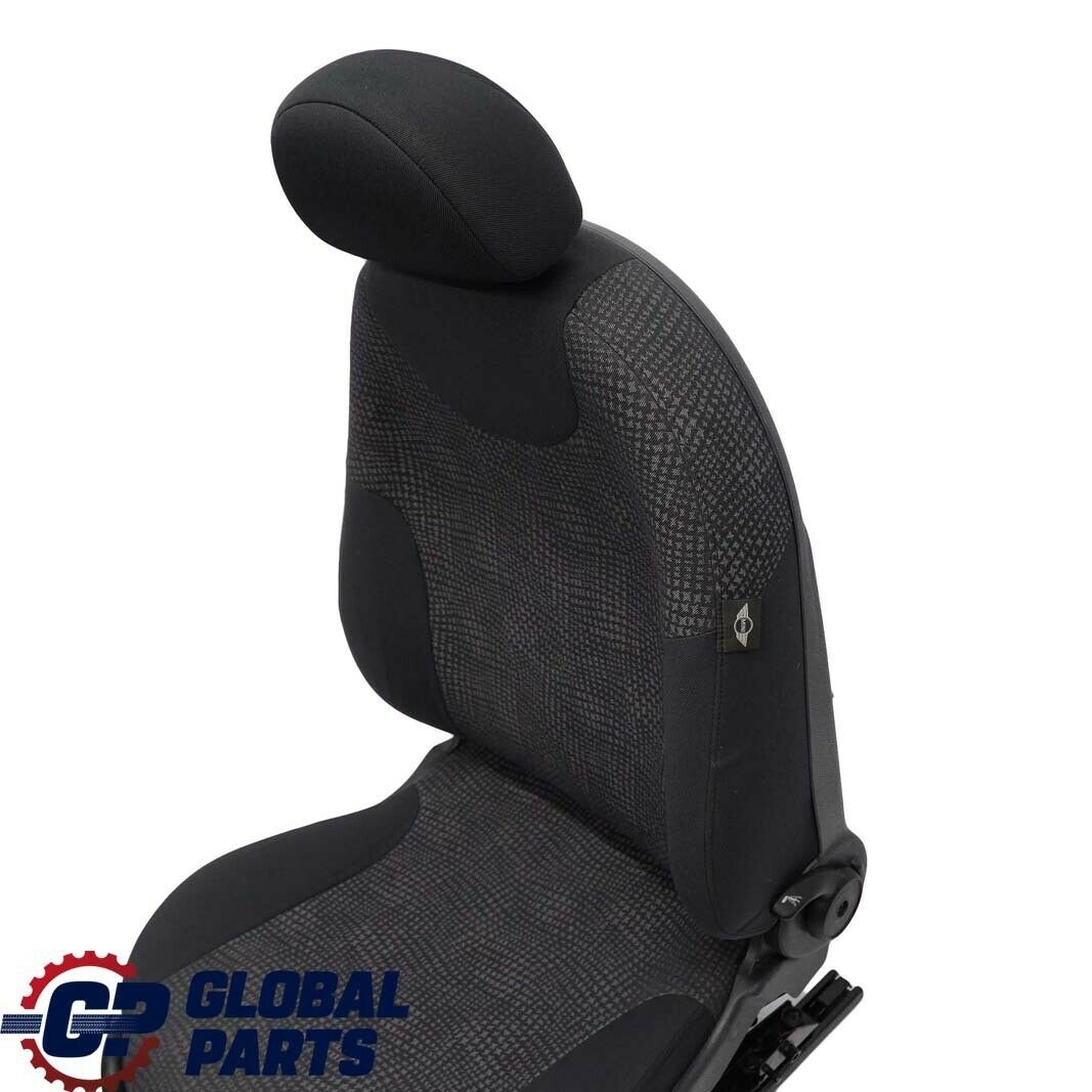 BMW Mini Cooper One R50  Front Right O/S Cloth Seat Kaleido Black