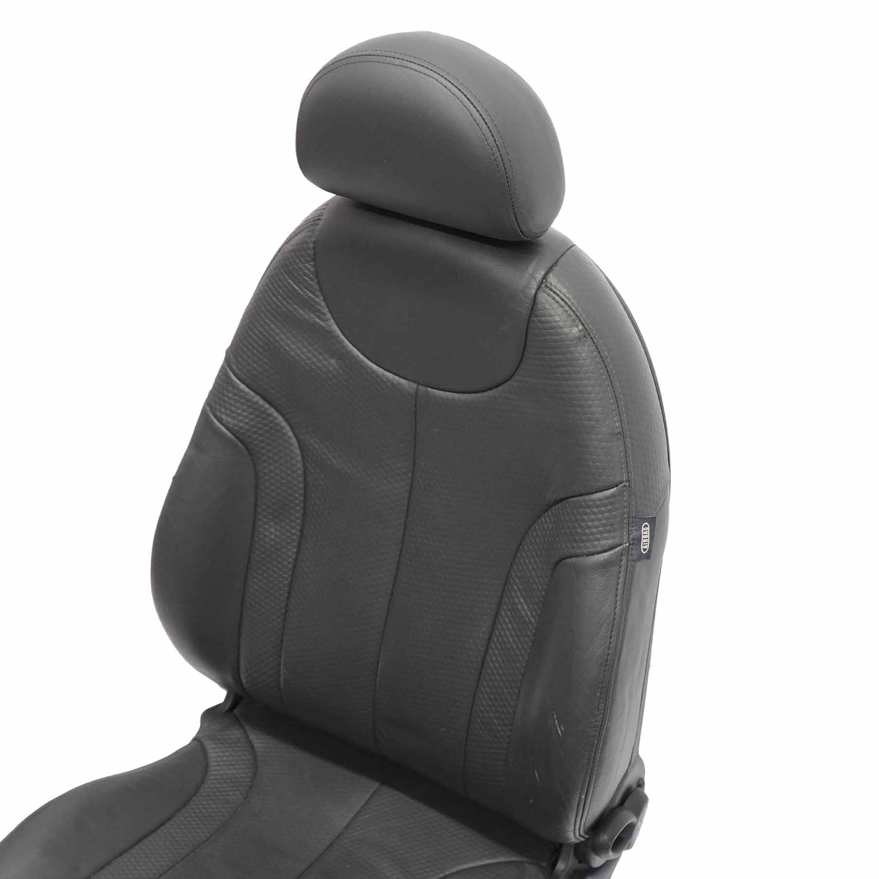 Front Seat Mini Cooper R50 R53 Left N/S Full Leather Profile Panther Black