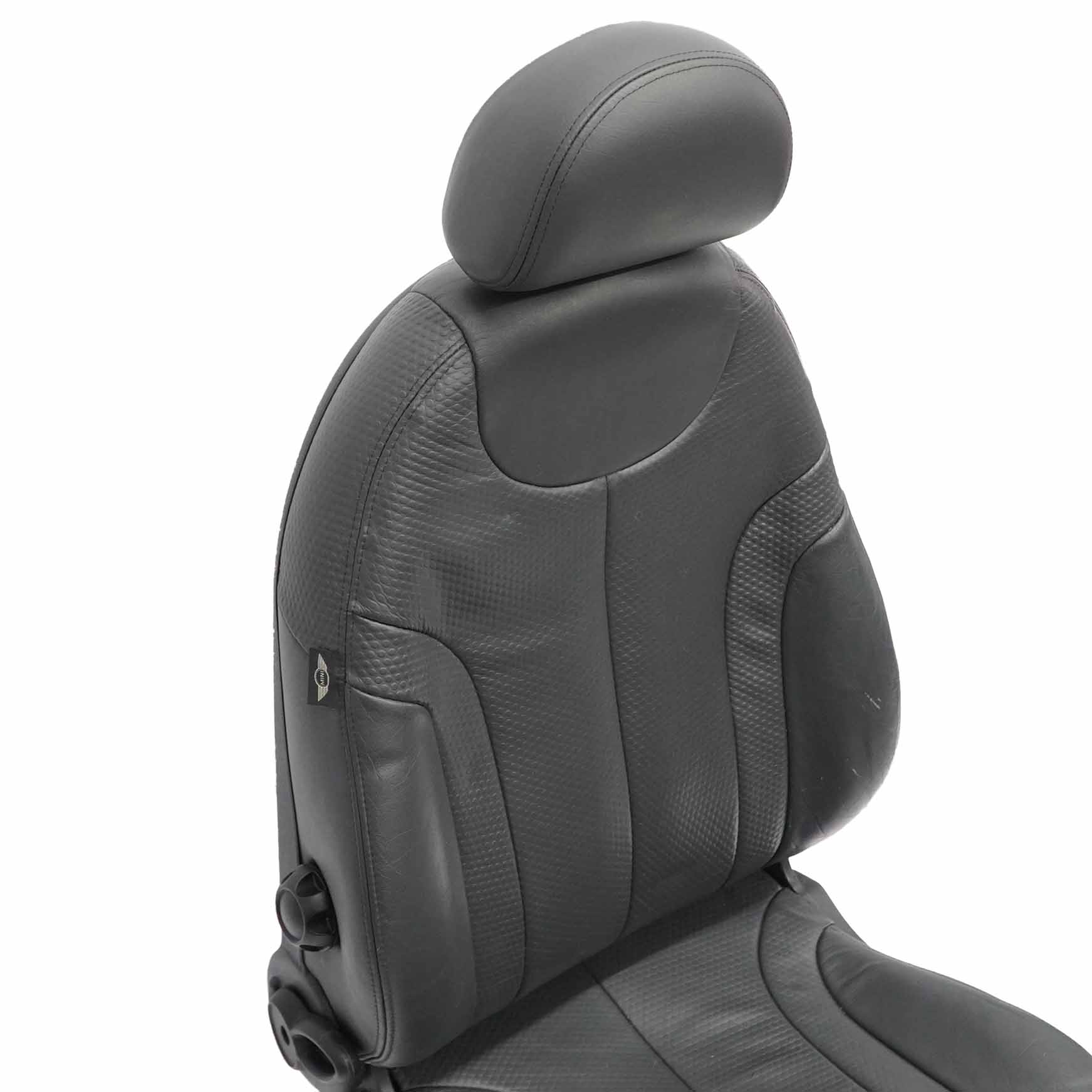 Front Seat Mini Cooper R50 R53 Left N/S Full Leather Profile Panther Black