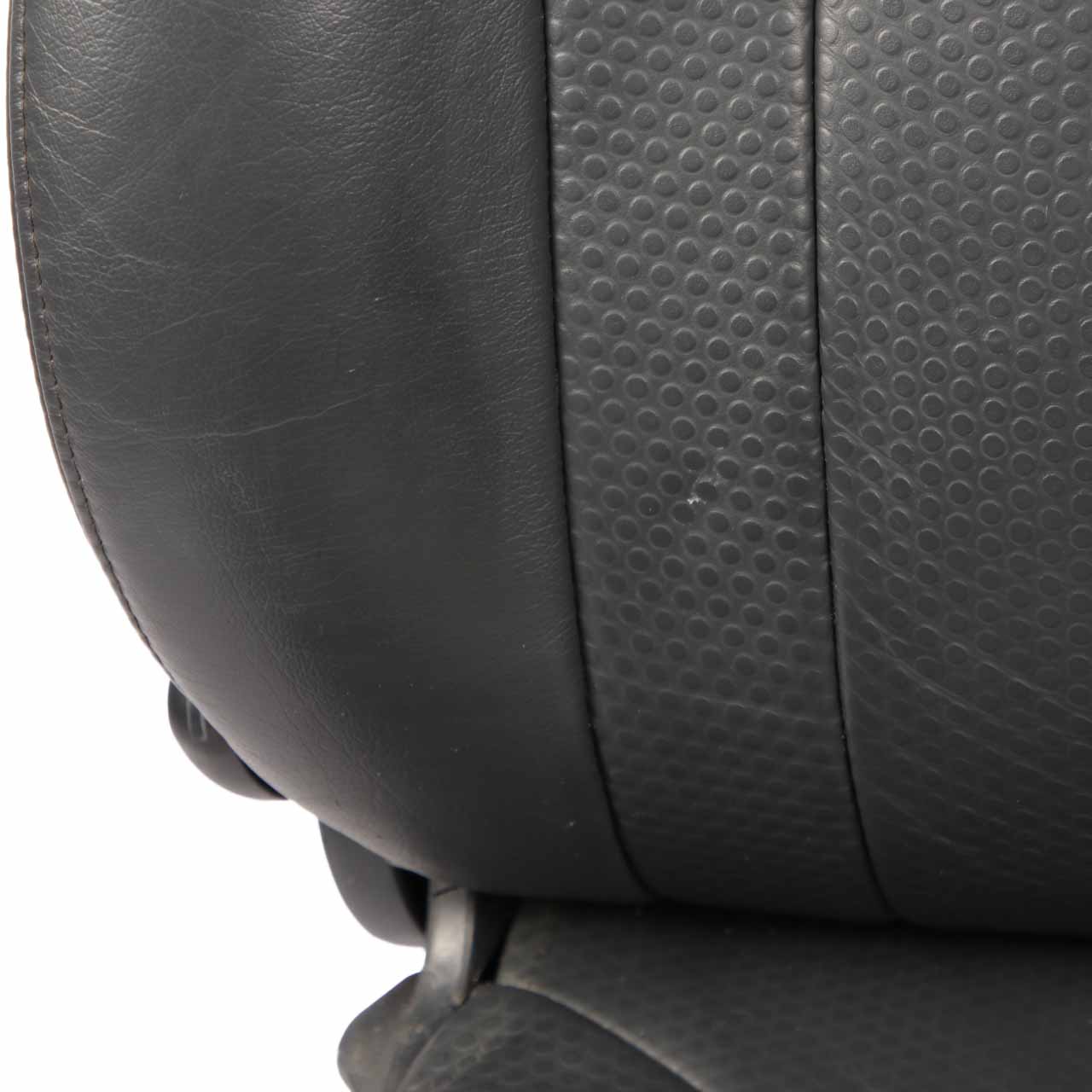 Mini Cooper One R50 R53 Front Left N/S Full Leather Profile Seat Panther Black