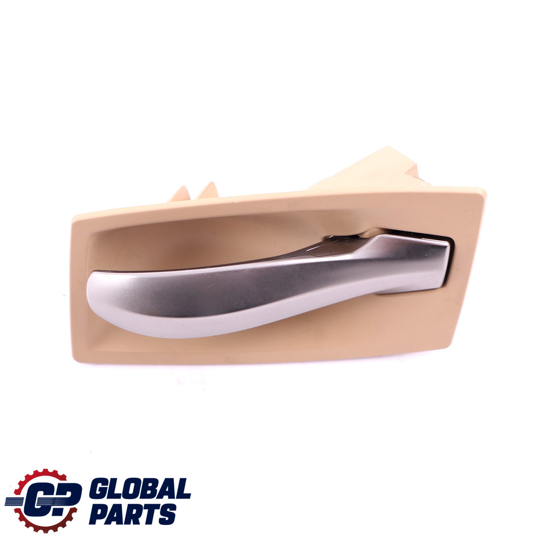 BMW 5 Series E60 E61 Door Handle Inside Left N/S Beige Ruthenium 7034287