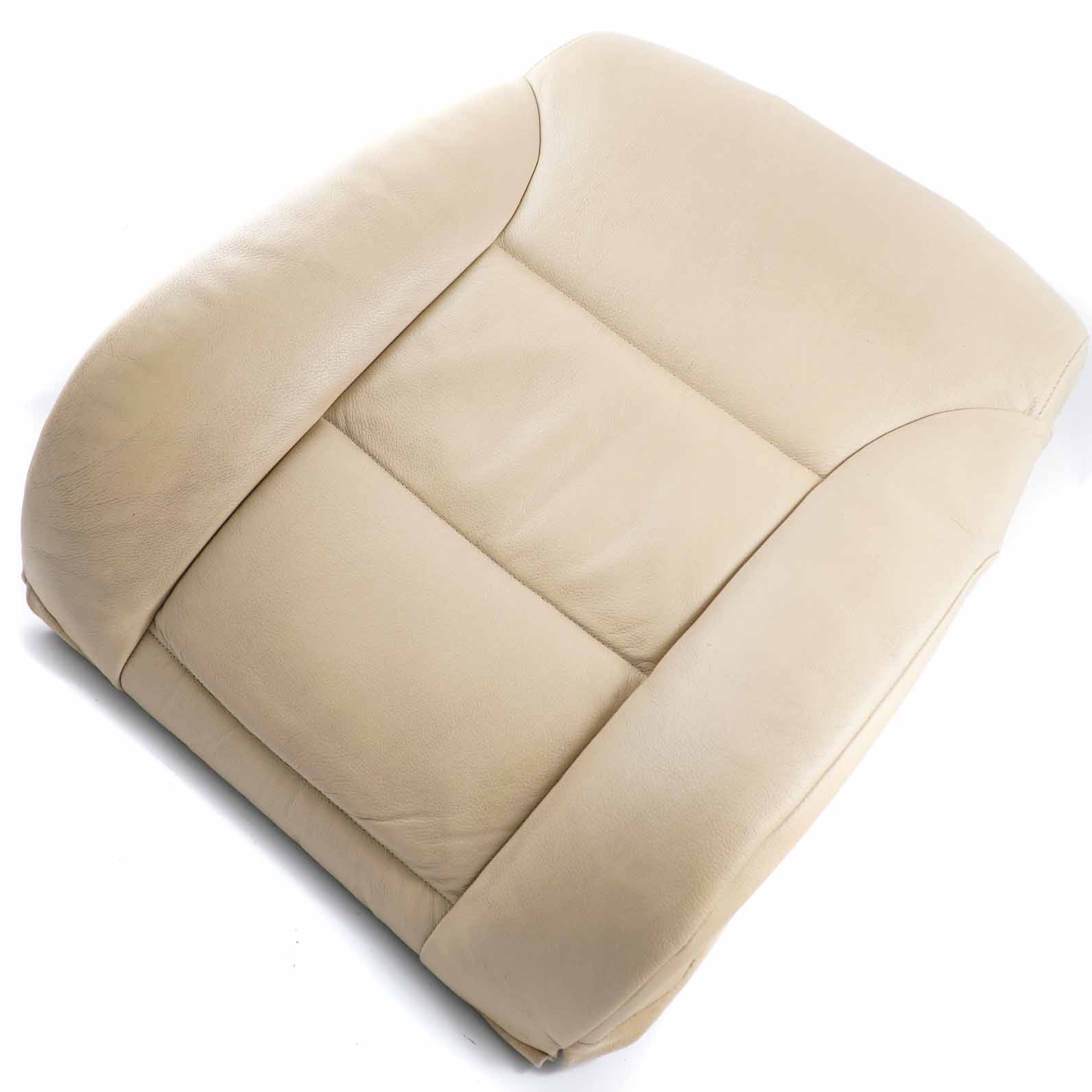 BMW E60 E61 Backrest Cover Front Left Right Heated Seat N/O/S Beige Leather