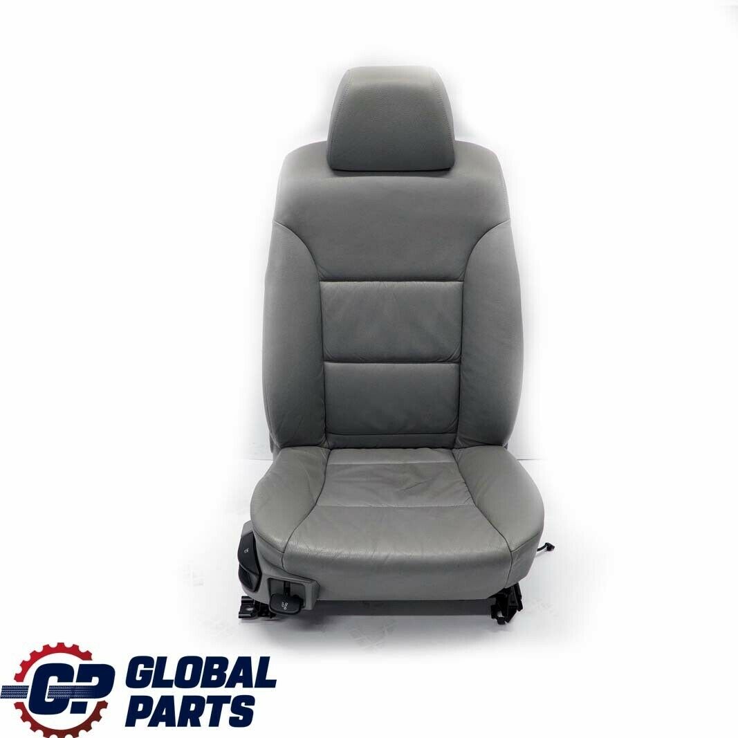 BMW 5 Series E60 E61 Grey Leather Front Right O/S Seat