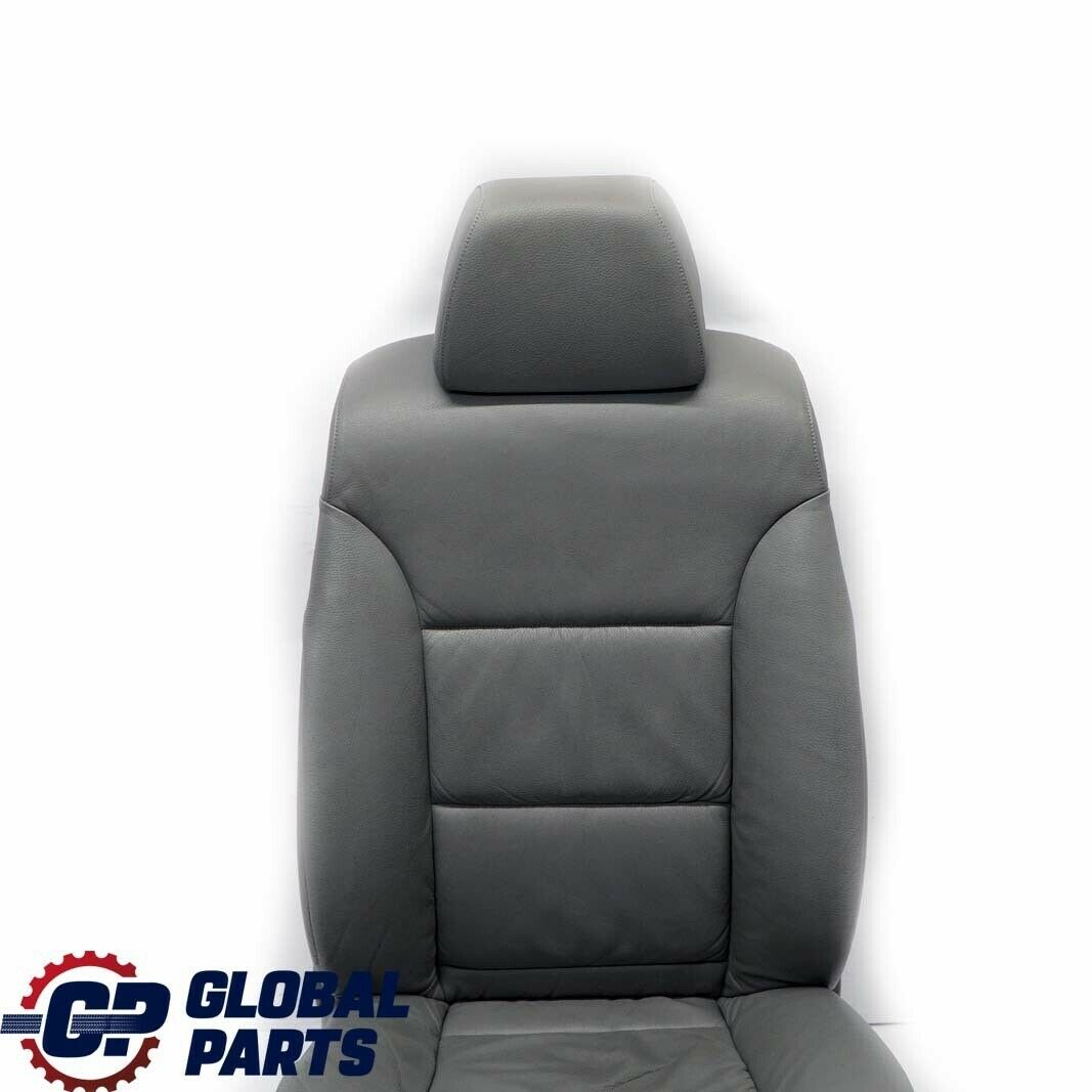 BMW 5 Series E60 E61 Grey Leather Front Right O/S Seat