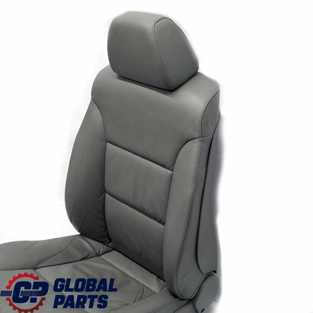 BMW 5 Series E60 E61 Grey Leather Front Right O/S Seat