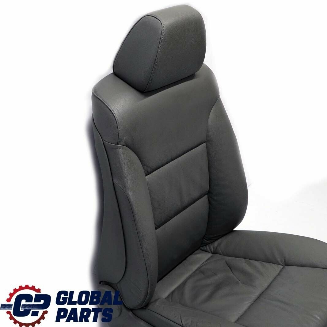 BMW 5 Series E60 E61 Grey Leather Front Right O/S Seat