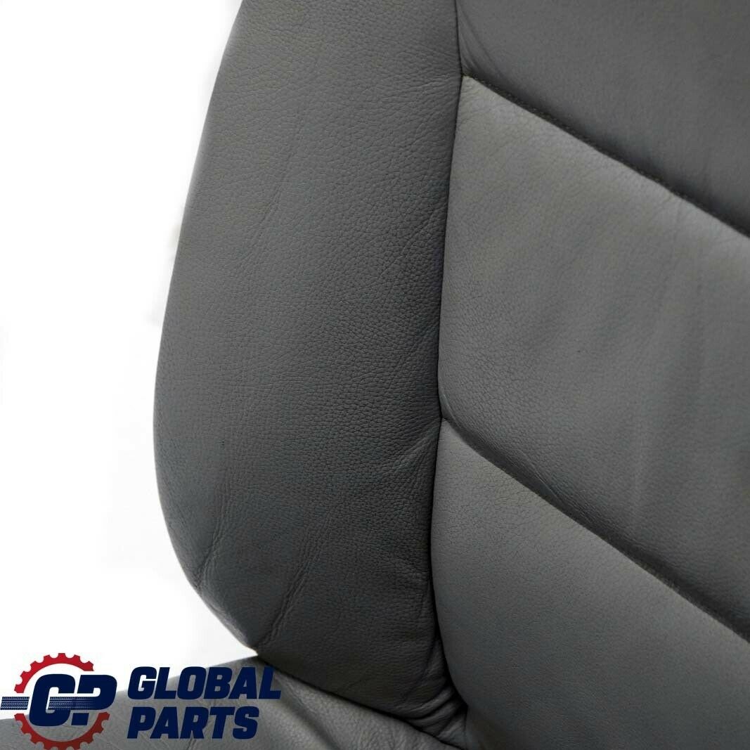 BMW 5 Series E60 E61 Grey Leather Front Right O/S Seat