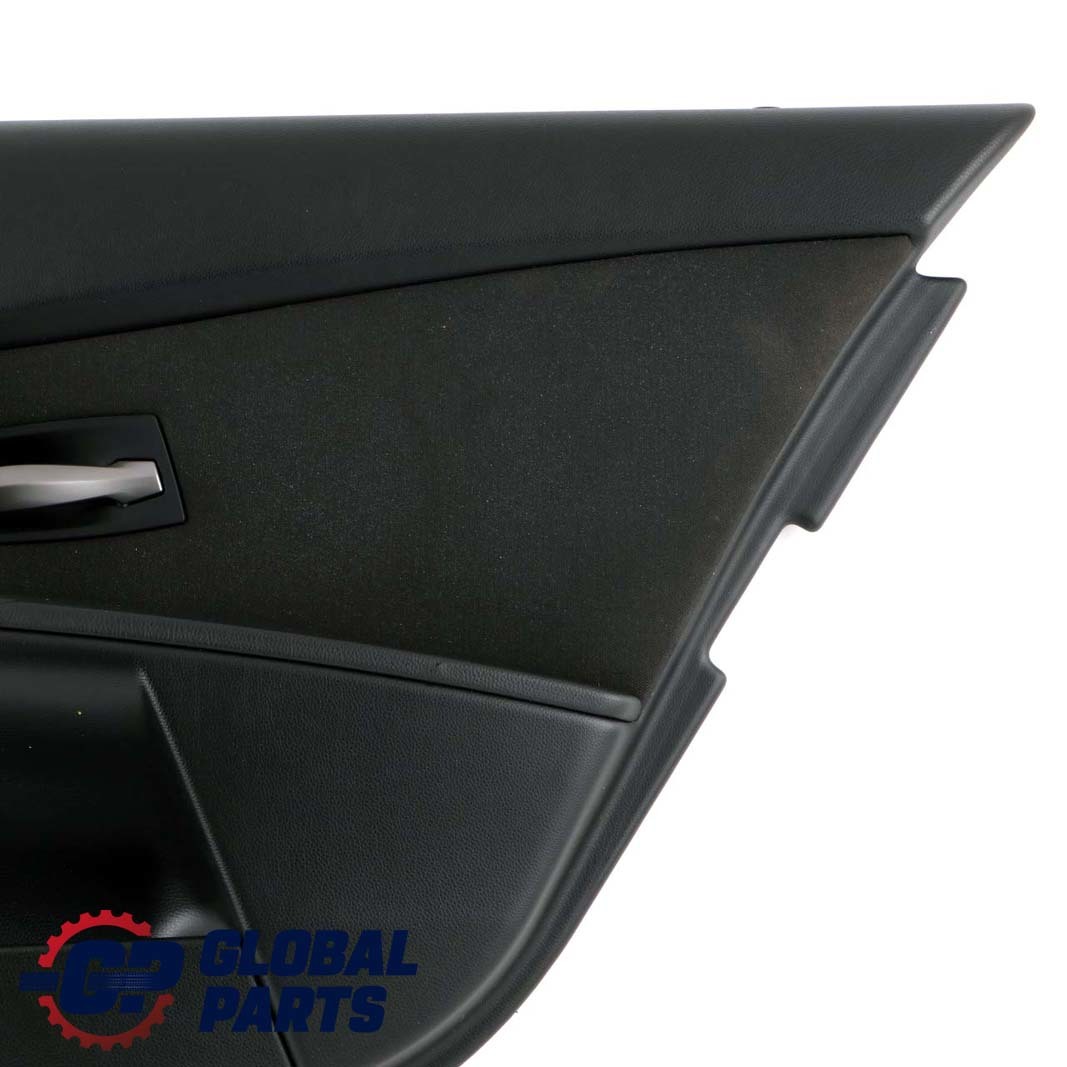 BMW E60 E61 Rear Right O/S Door Card Lining Cloth Cover Trim Black Panel