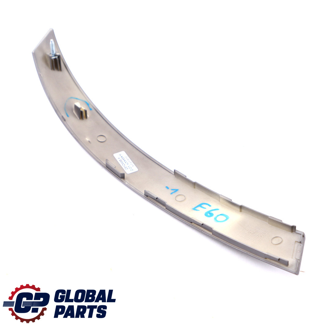 BMW 5 E60 E61 1 Rear Right Door Handle Trim Strip Titan Dunkel O/S 7079442