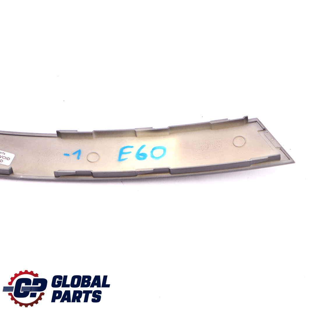 BMW 5 E60 E61 1 Rear Right Door Handle Trim Strip Titan Dunkel O/S 7079442