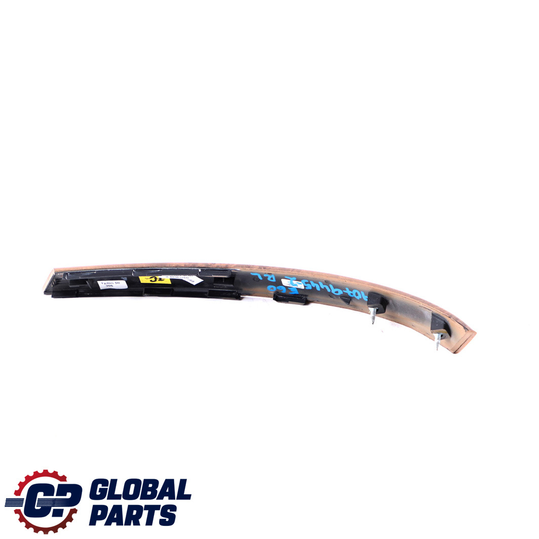 BMW 5 Series 2 E60 Handle Cover Trim Strip Rear Left N/S Poplar Woodgrain Light