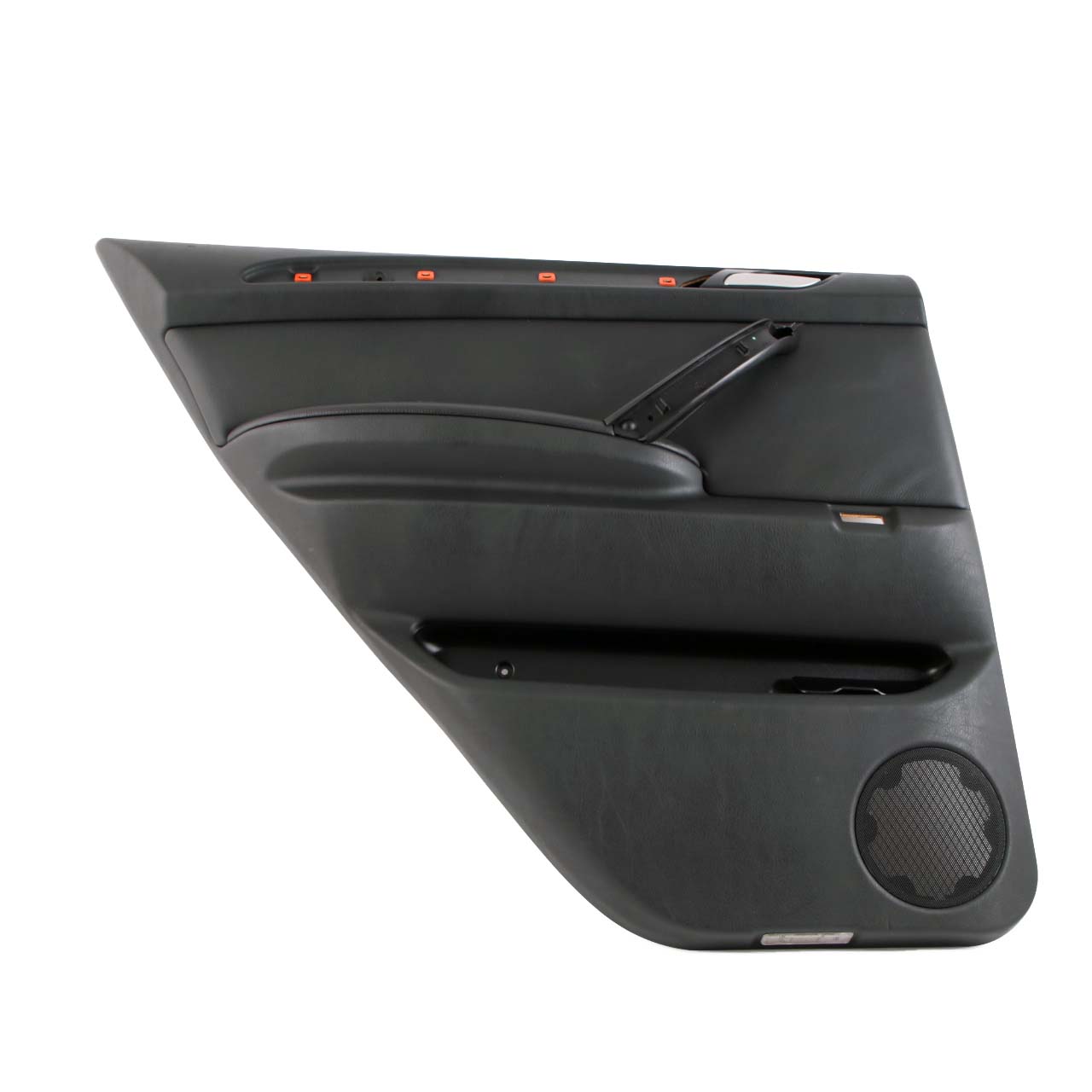 BMW X5 Series E53 Rear Left N/S Door Card Black Leather Interior Trim Panel