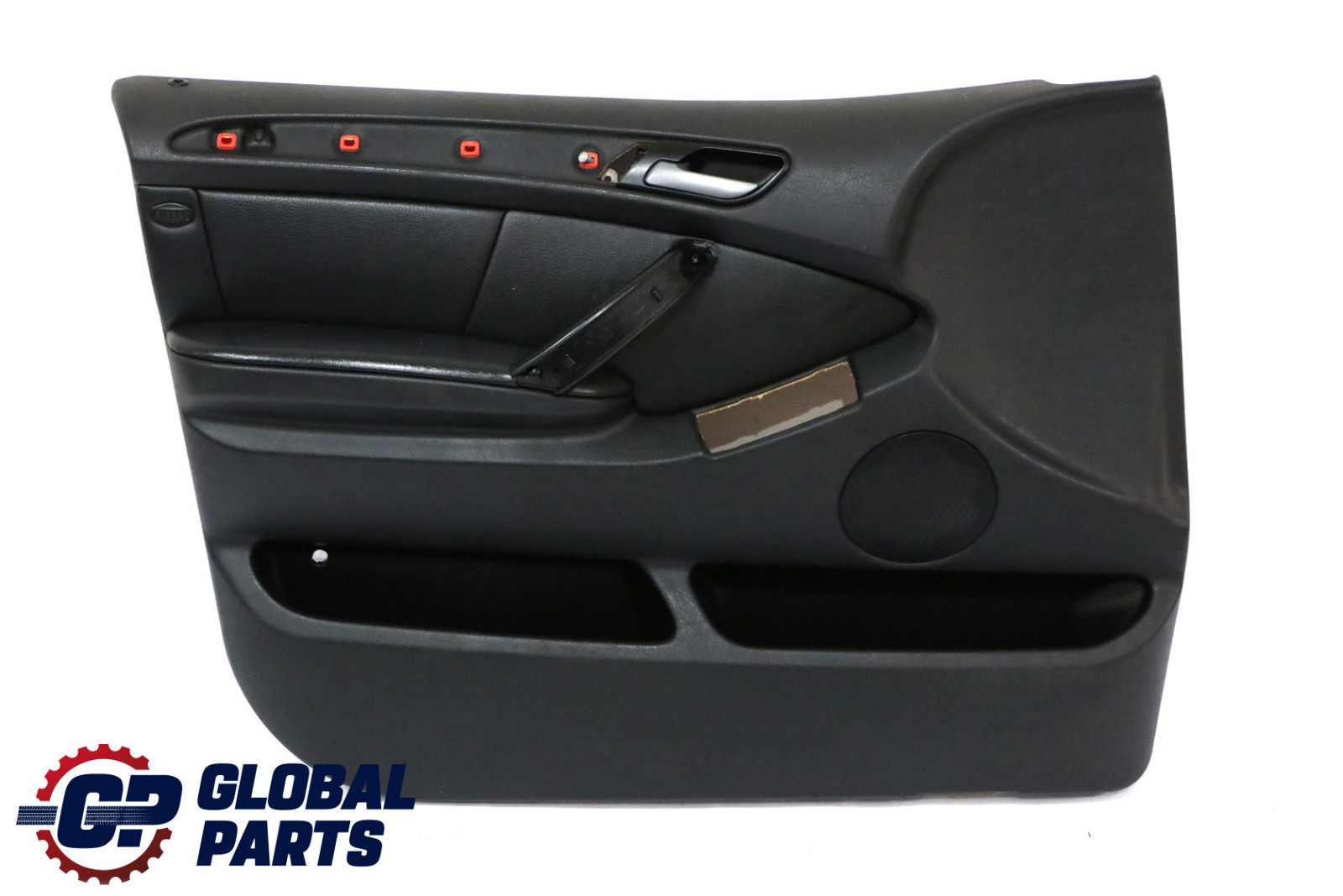 BMW X5 Series E53 1 Front Left N/S Door Card Black Leather Interior Trim Panel