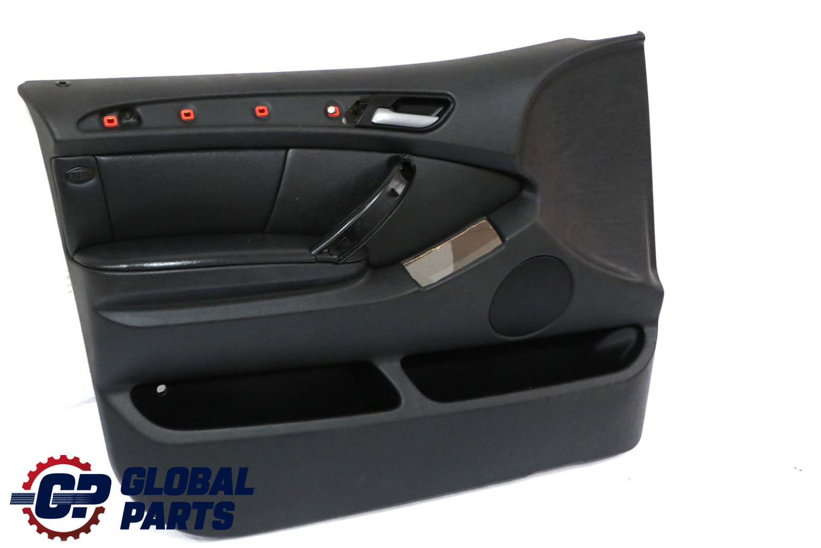 BMW X5 Series E53 1 Front Left N/S Door Card Black Leather Interior Trim Panel