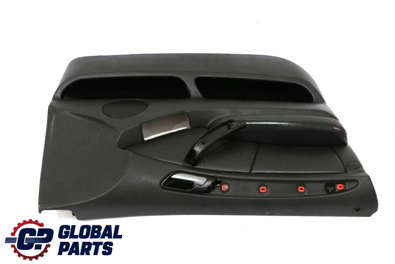 BMW X5 Series E53 1 Front Left N/S Door Card Black Leather Interior Trim Panel