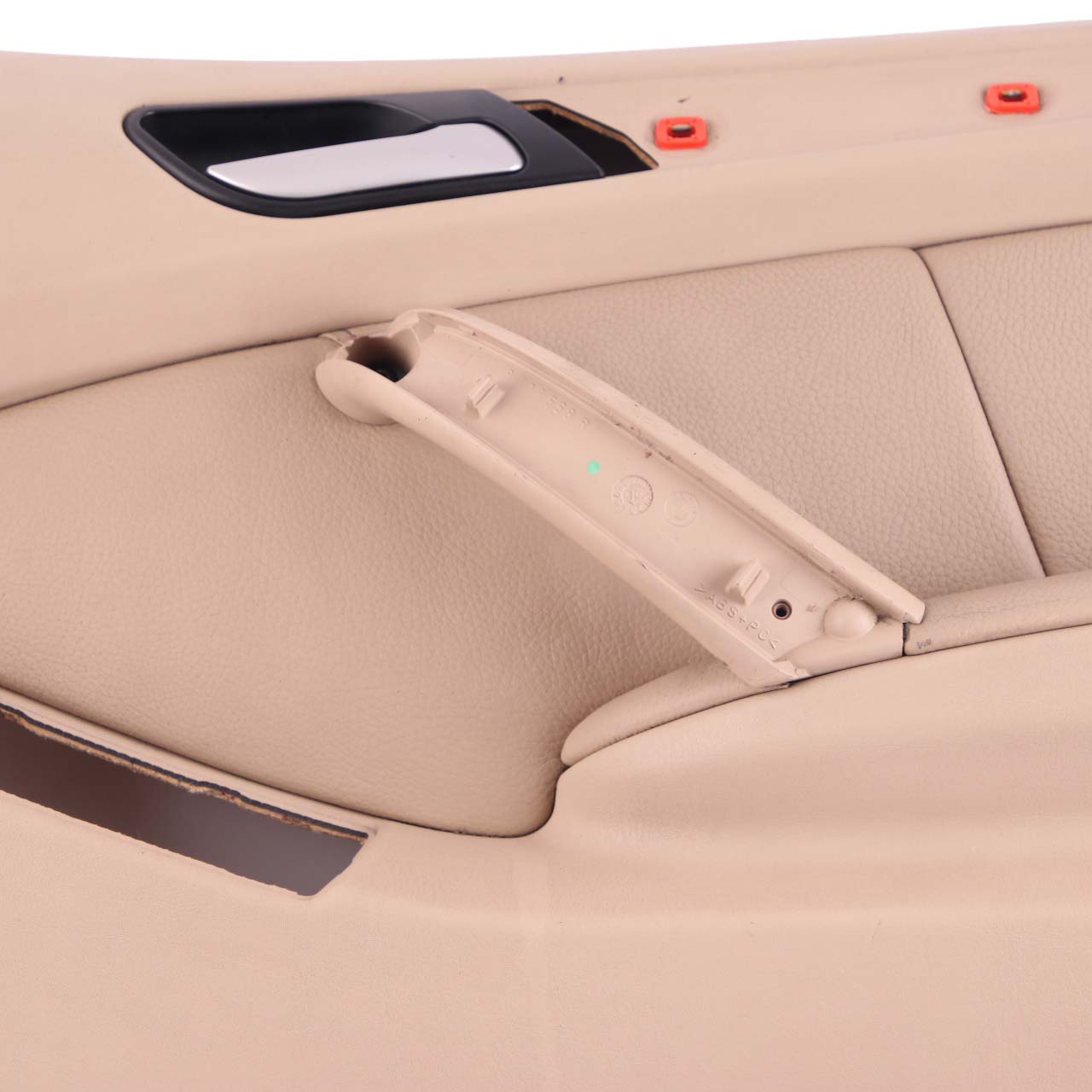 BMW X5 E53 Door Card Trim Front Right O/S Panel Leather Beige Hellbeige 2