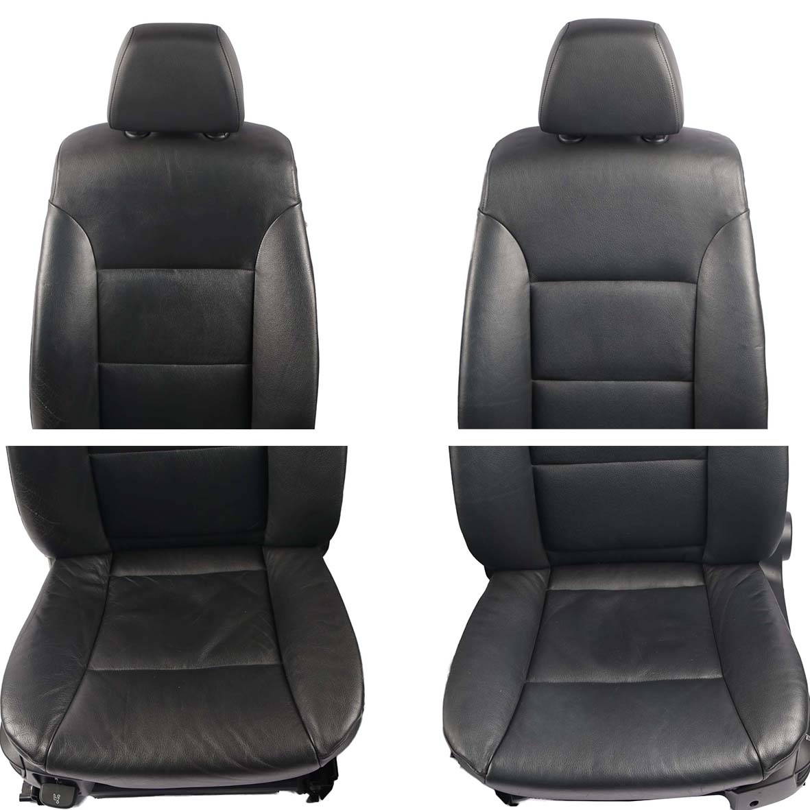 Seats BMW E60 Saloon Heated Black Leather Interior Front Rear Seat Door Cards