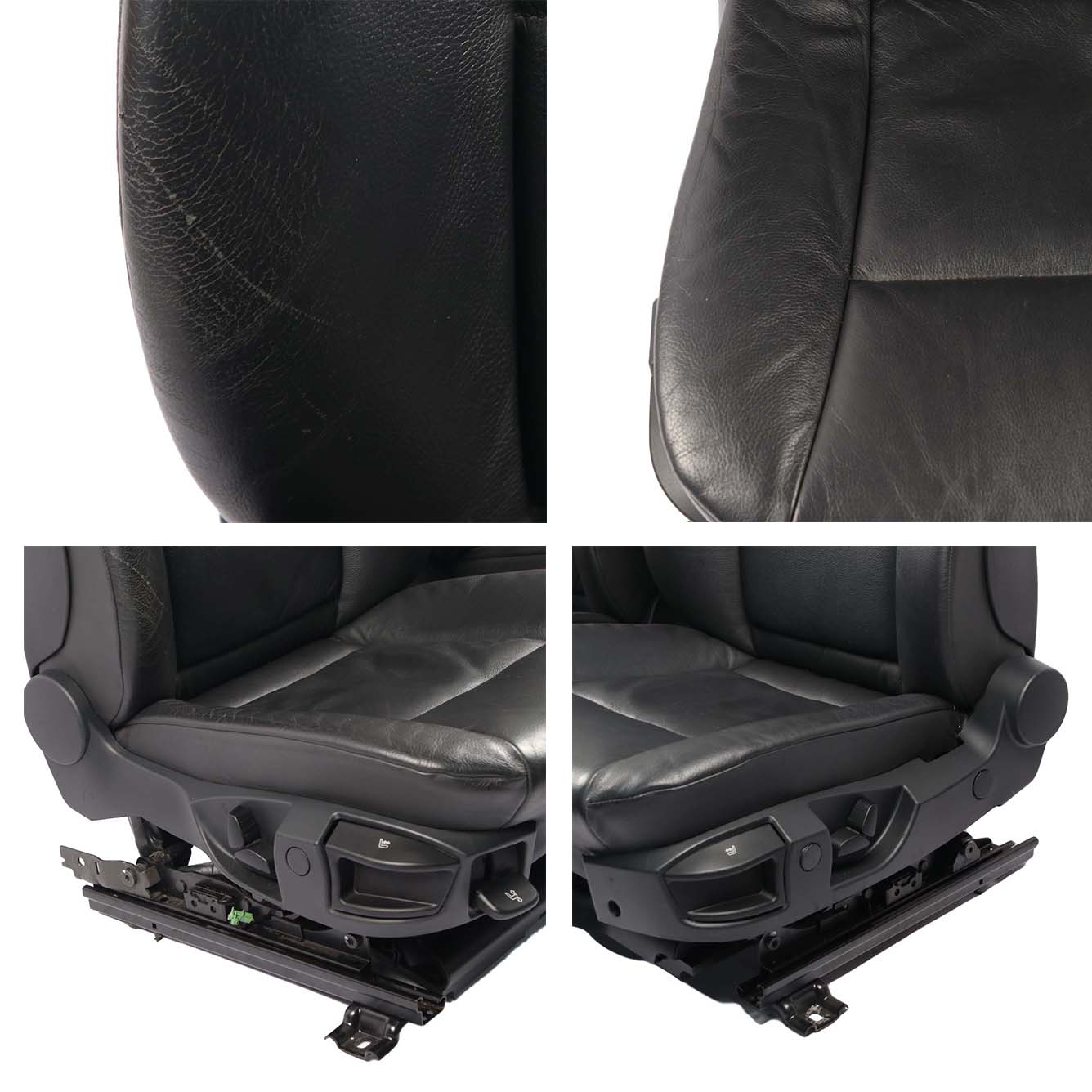 Seats BMW E60 Saloon Heated Black Leather Interior Front Rear Seat Door Cards