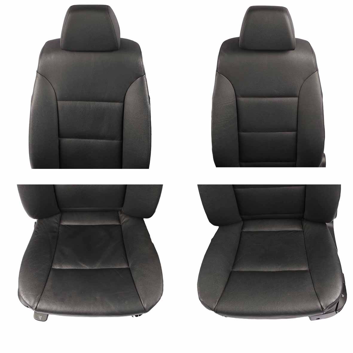 Leather Seats BMW E60 E61 Black Dakota Interior Front Driver Passenger Seat 