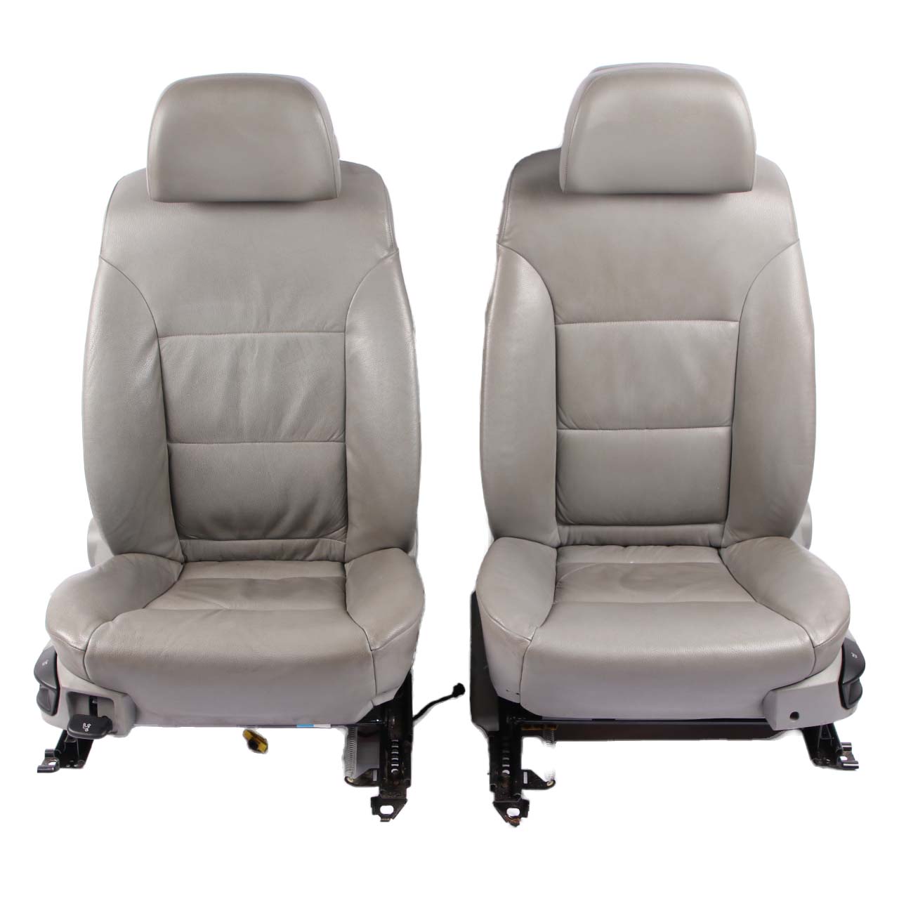 BMW E60 LCI Saloon Heated Grey Leather Dakota Interior Seats Front Rear Seat