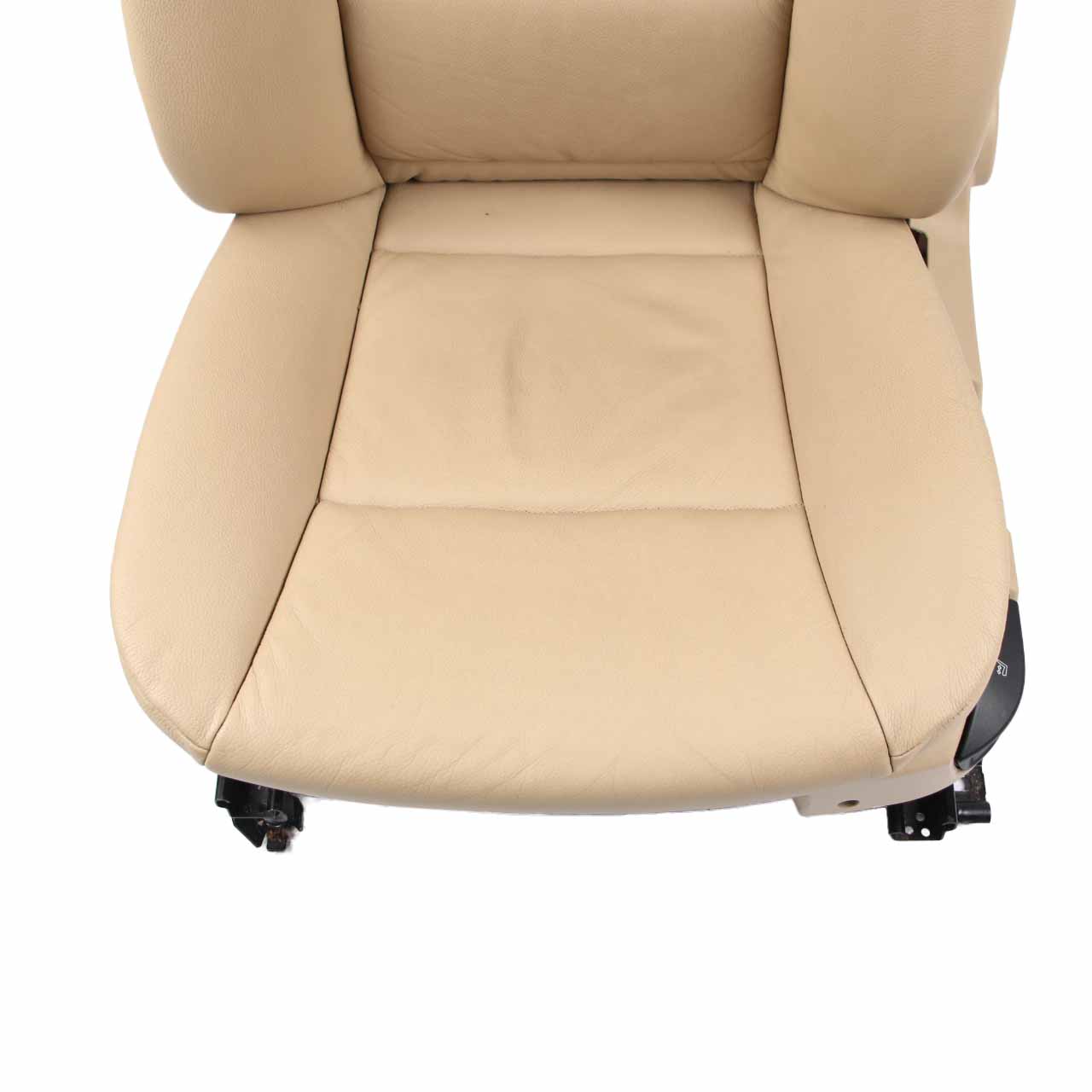 BMW E60 E61 Front Left N/S Seat Beige Leather Dakota