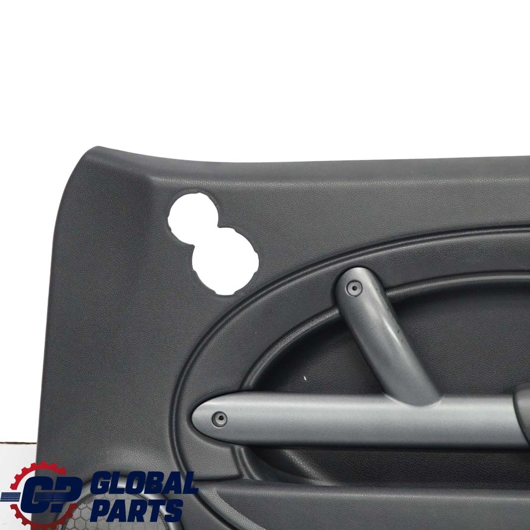 BMW Mini R50 R53 Front Right O/S Door Card Side Trim Panther Anthracite Black