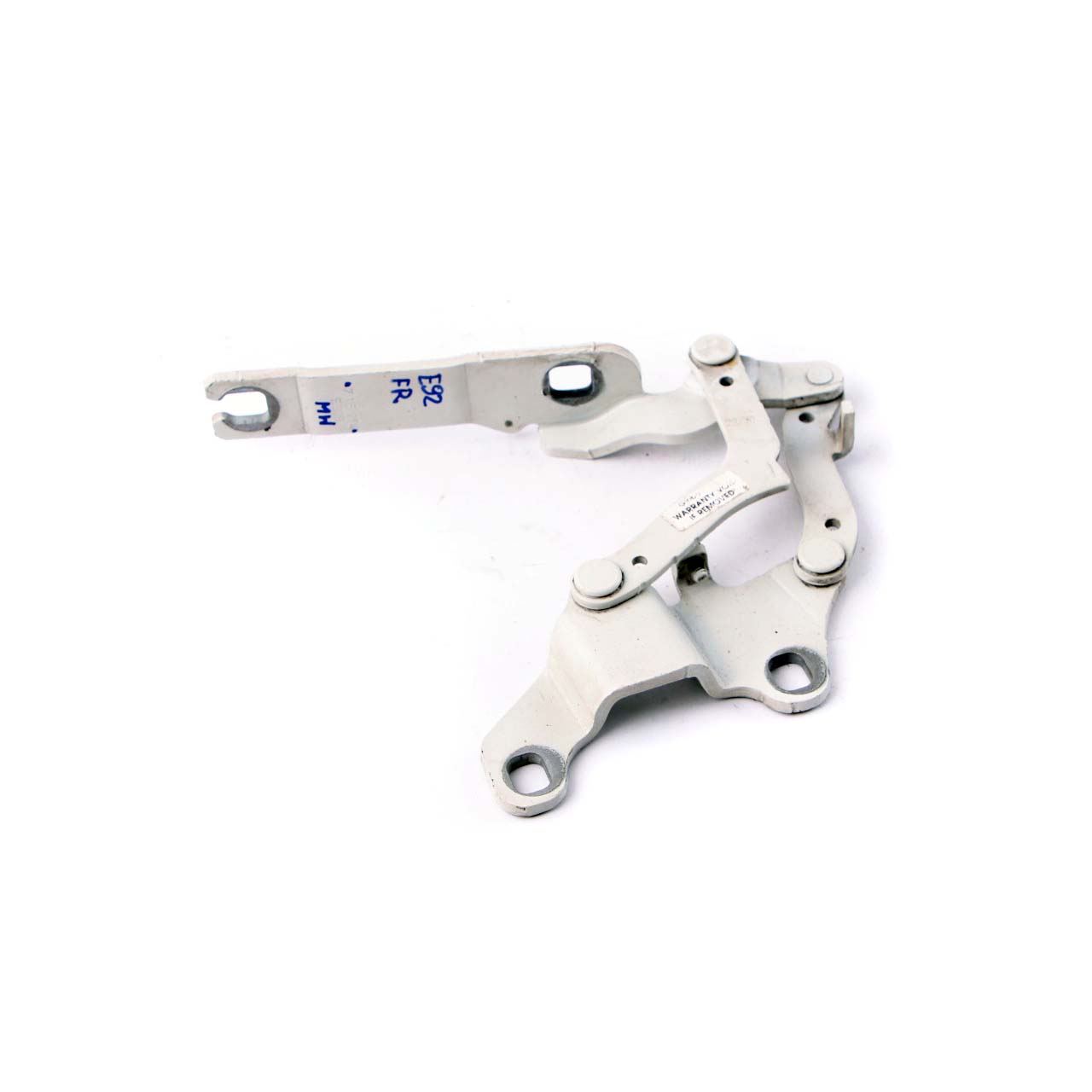 BMW E90 E92 Front Right Engine Bonnet Hinge O/S Mineralweiss Mineral White A96