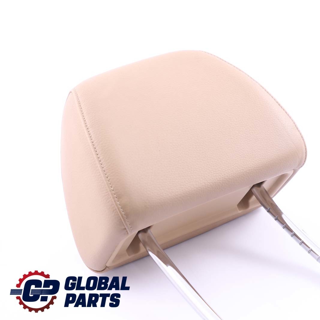 BMW 5 Series E60 E61 Front Seat Left Right N/O/S Leather Headrest Beige