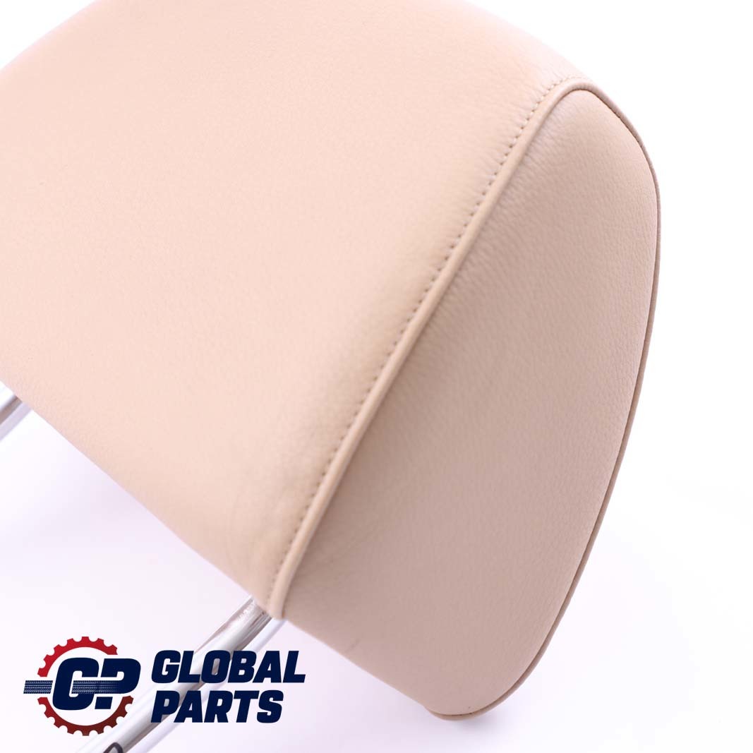 BMW 5 Series E60 E61 Front Seat Left Right N/O/S Leather Headrest Beige