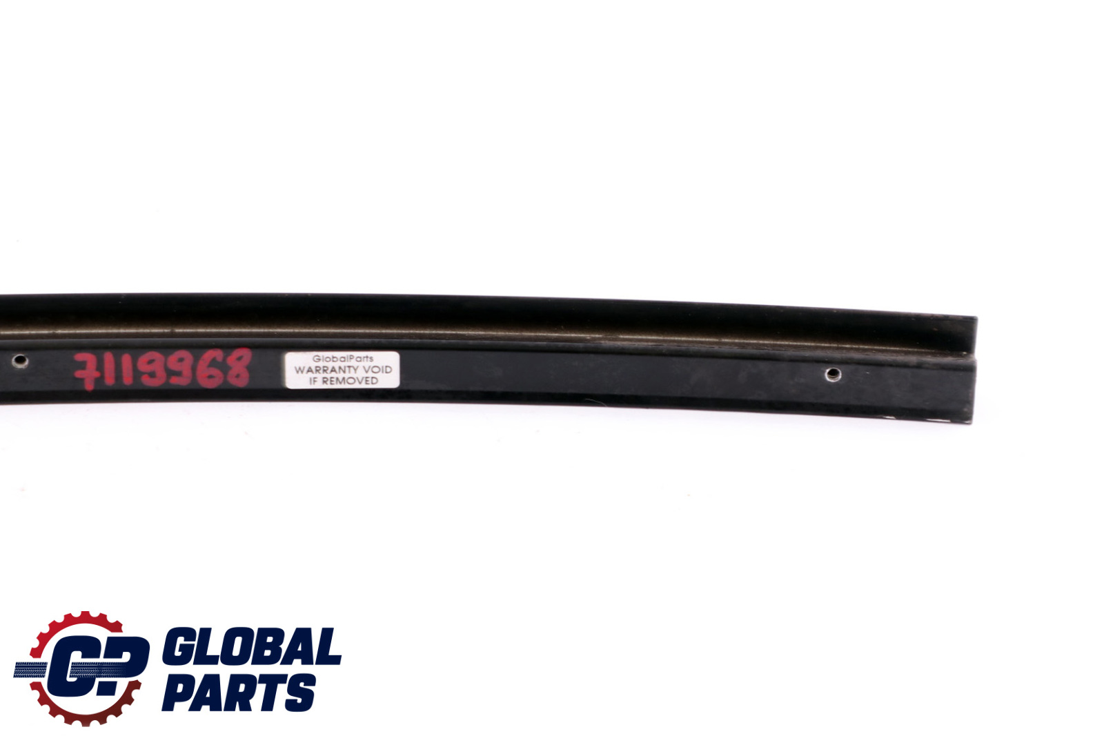 BMW 3 Series E91 Window Guide Web Cover Right Rear O/S Black Matt