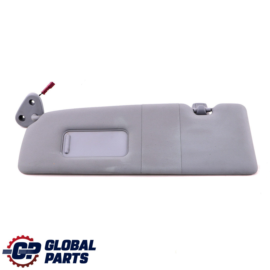 BMW 1 E81 E82 E87 Illuminated Sun Visor With Mirror Left N/S Alaskagrau Grey