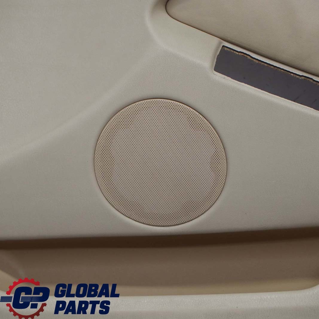 BMW X5 Series E53 Front Right O/S Door Card Trim Panel Leather Walknappa Beige