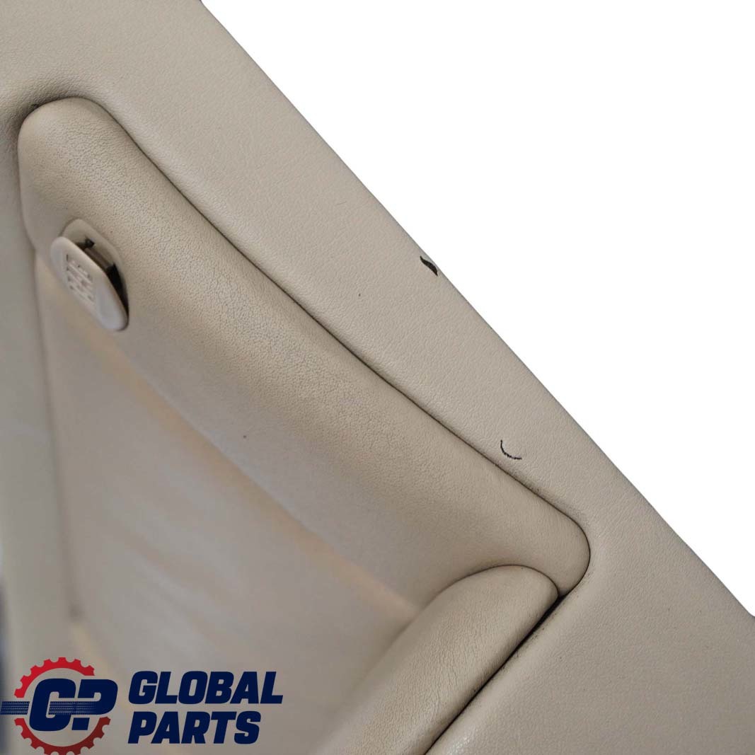 BMW X5 Series E53 Front Right O/S Door Card Trim Panel Leather Walknappa Beige