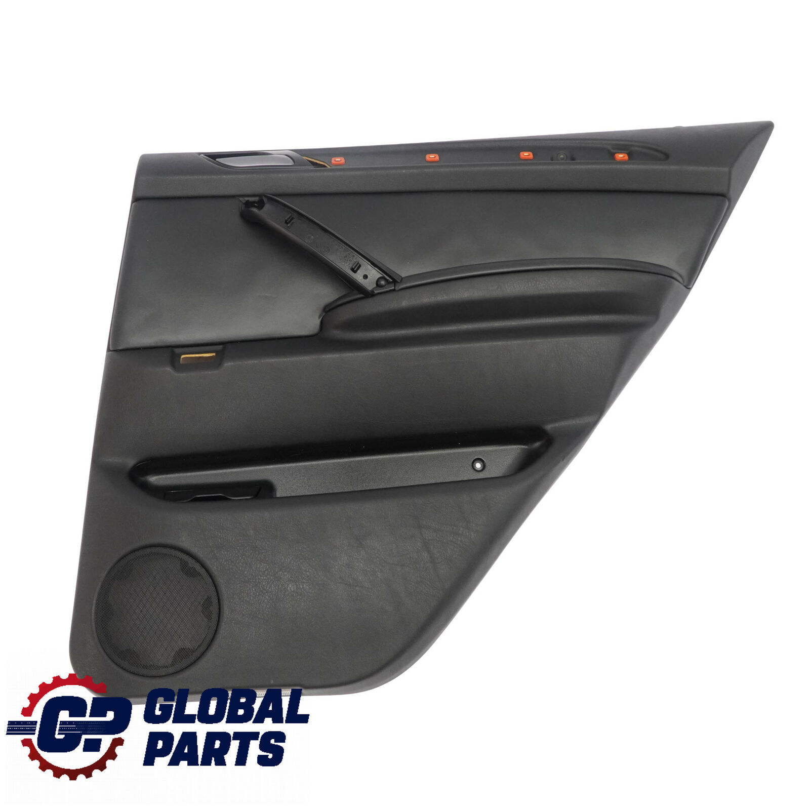 BMW X5 Series E53 Black Leather Walknappa Rear Right O/S Door Card Trim Panel