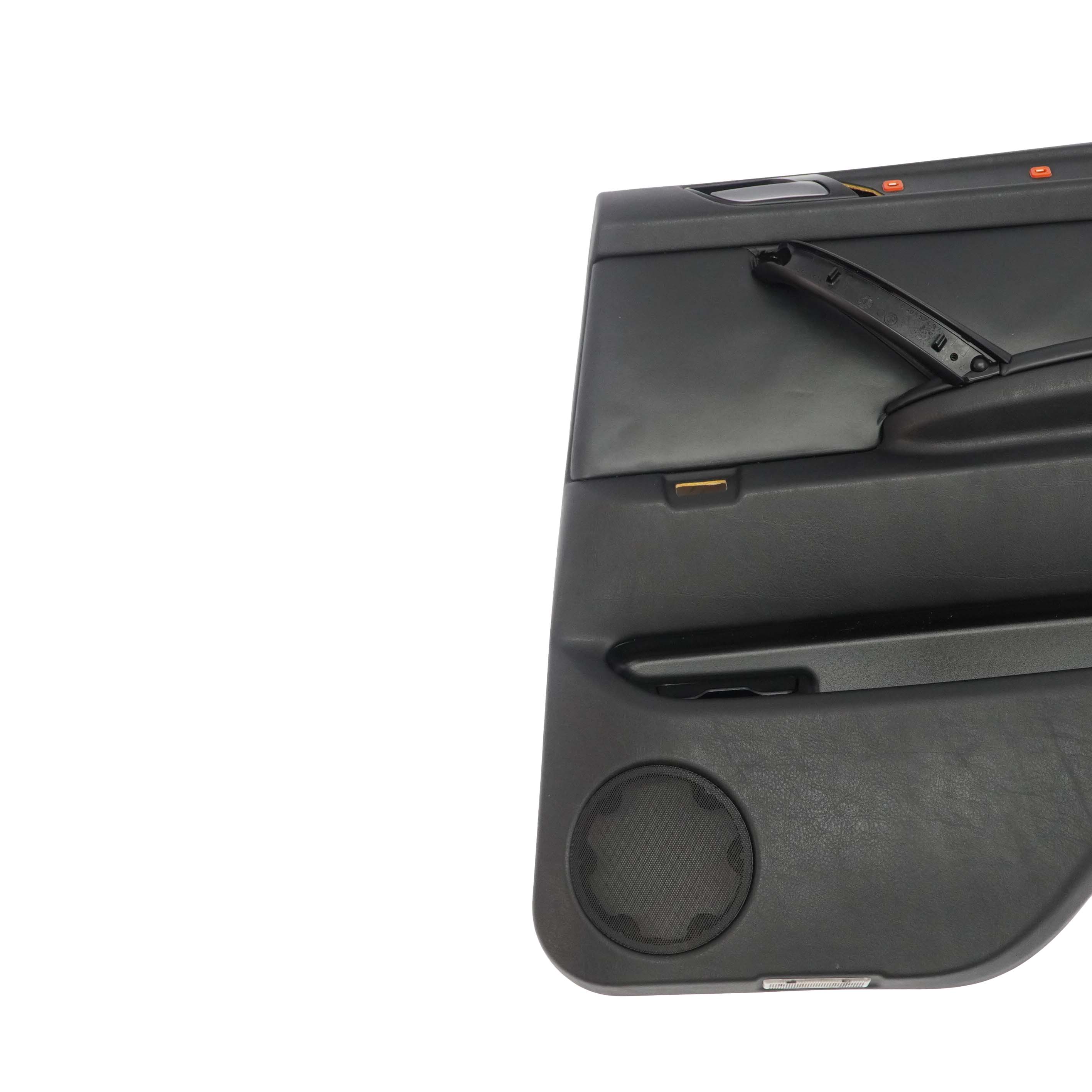 BMW X5 Series E53 Black Leather Walknappa Rear Right O/S Door Card Trim Panel