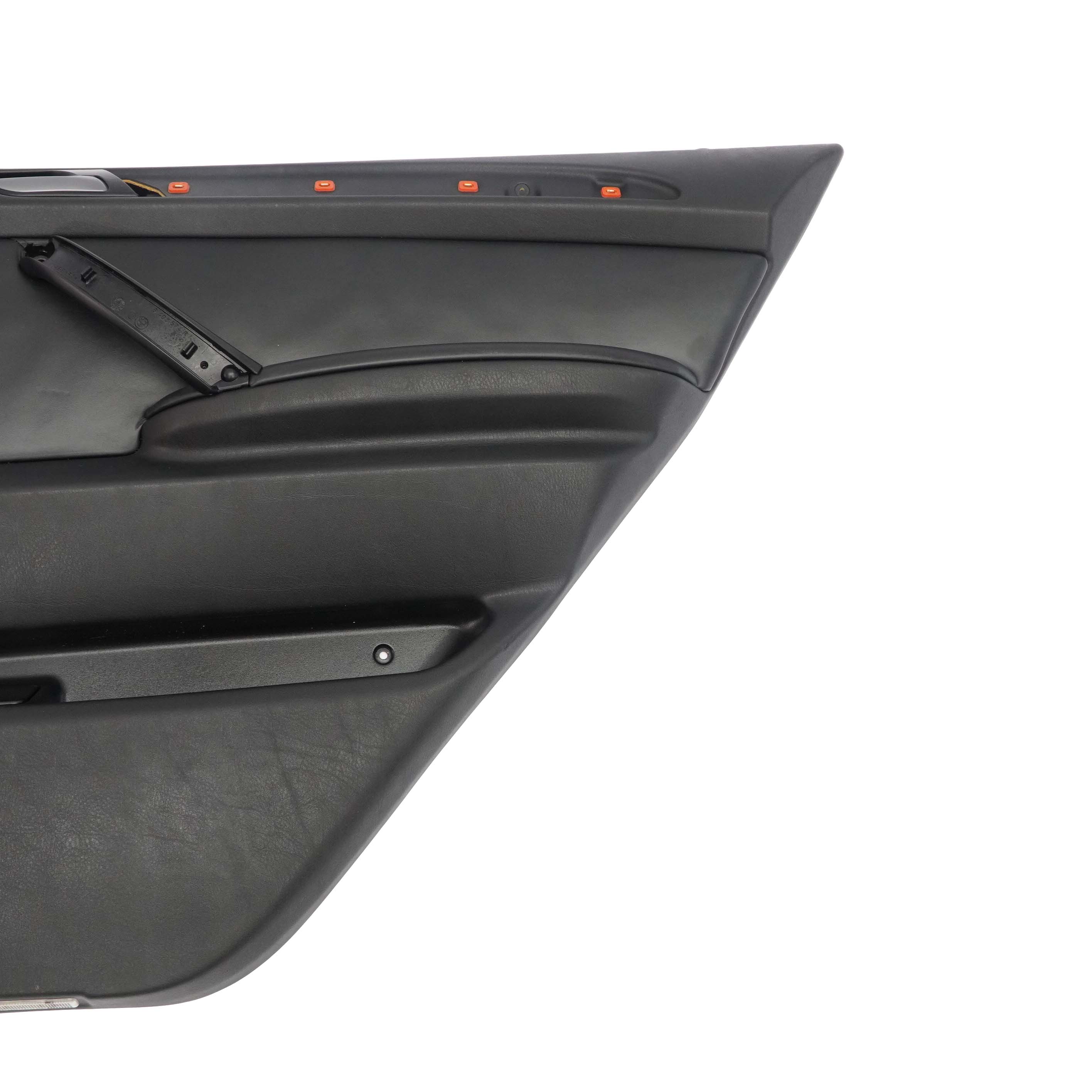 BMW X5 Series E53 Black Leather Walknappa Rear Right O/S Door Card Trim Panel