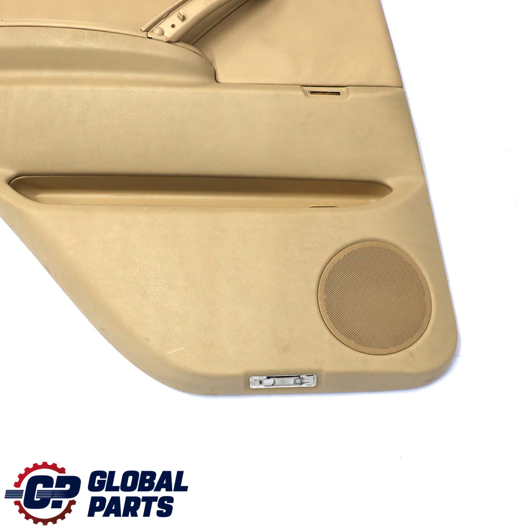 BMW X5 E53 Rear Left N/S Door Card Trim Panel Leather Walknappa Beige