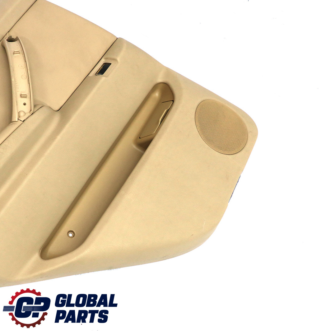 BMW X5 E53 Rear Left N/S Door Card Trim Panel Leather Walknappa Beige