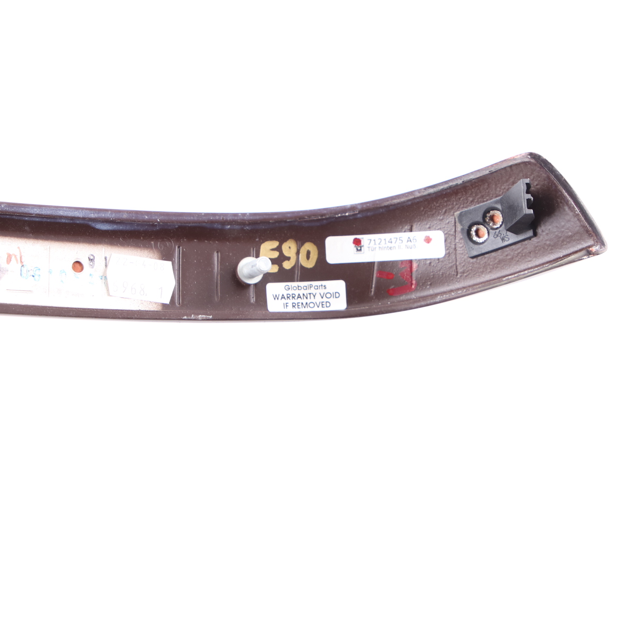 BMW 3 Series 3 E90 E91 Trim Door Rear Left N/S Strip Wood Burr Walnut 7121475